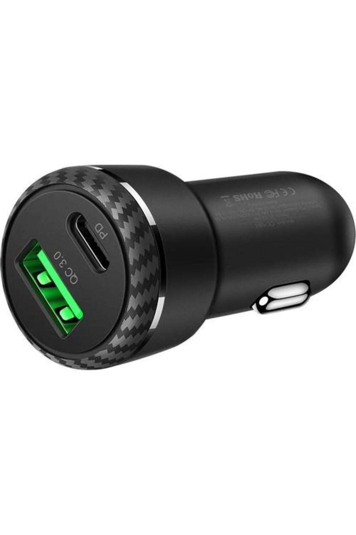 شارژر خودرو CC 5970 36W PD QC.30 TYPE C USB ورودی سیاه سبک تر Mcdodo