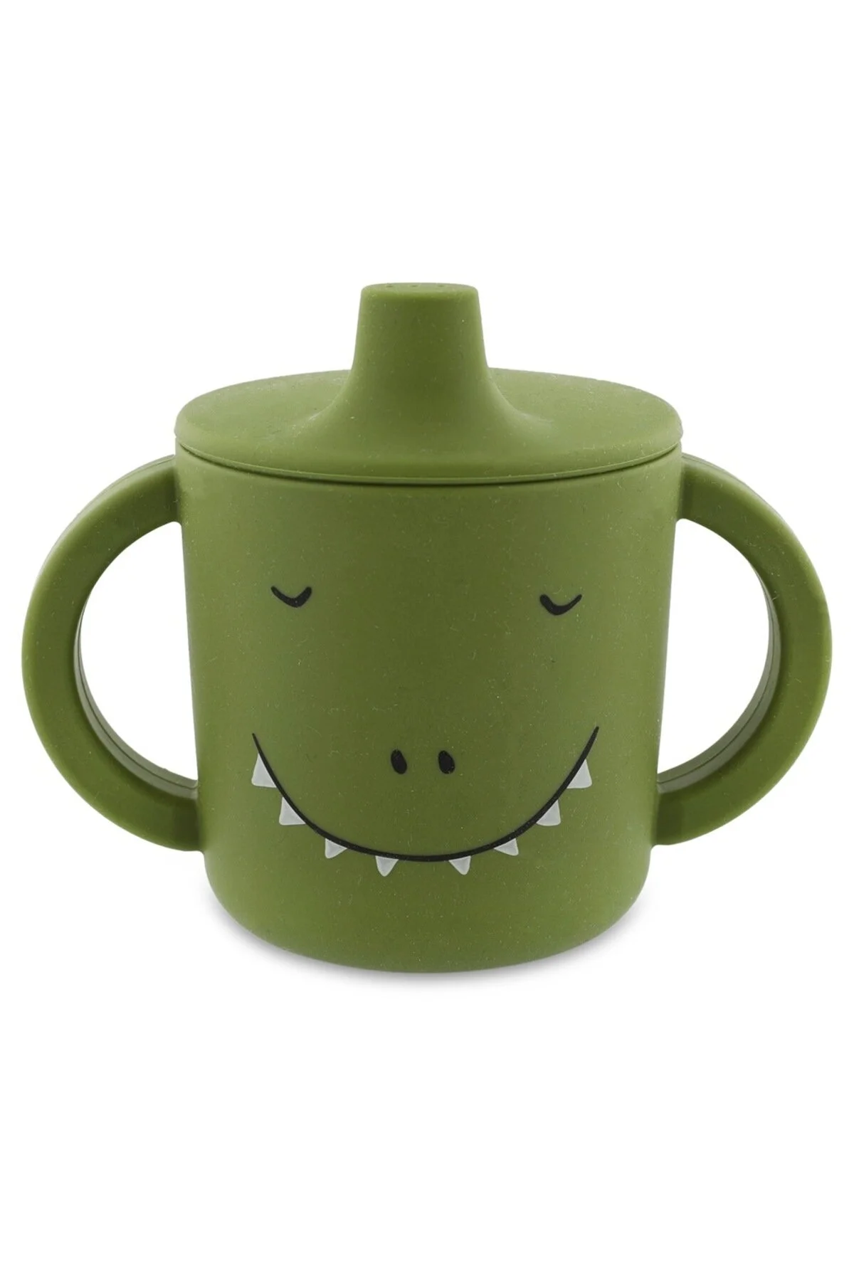 لوازم جانبی تغذیه جام سیلیکونی SIPPY CUP MR. دینو کودک آبکی Trixie