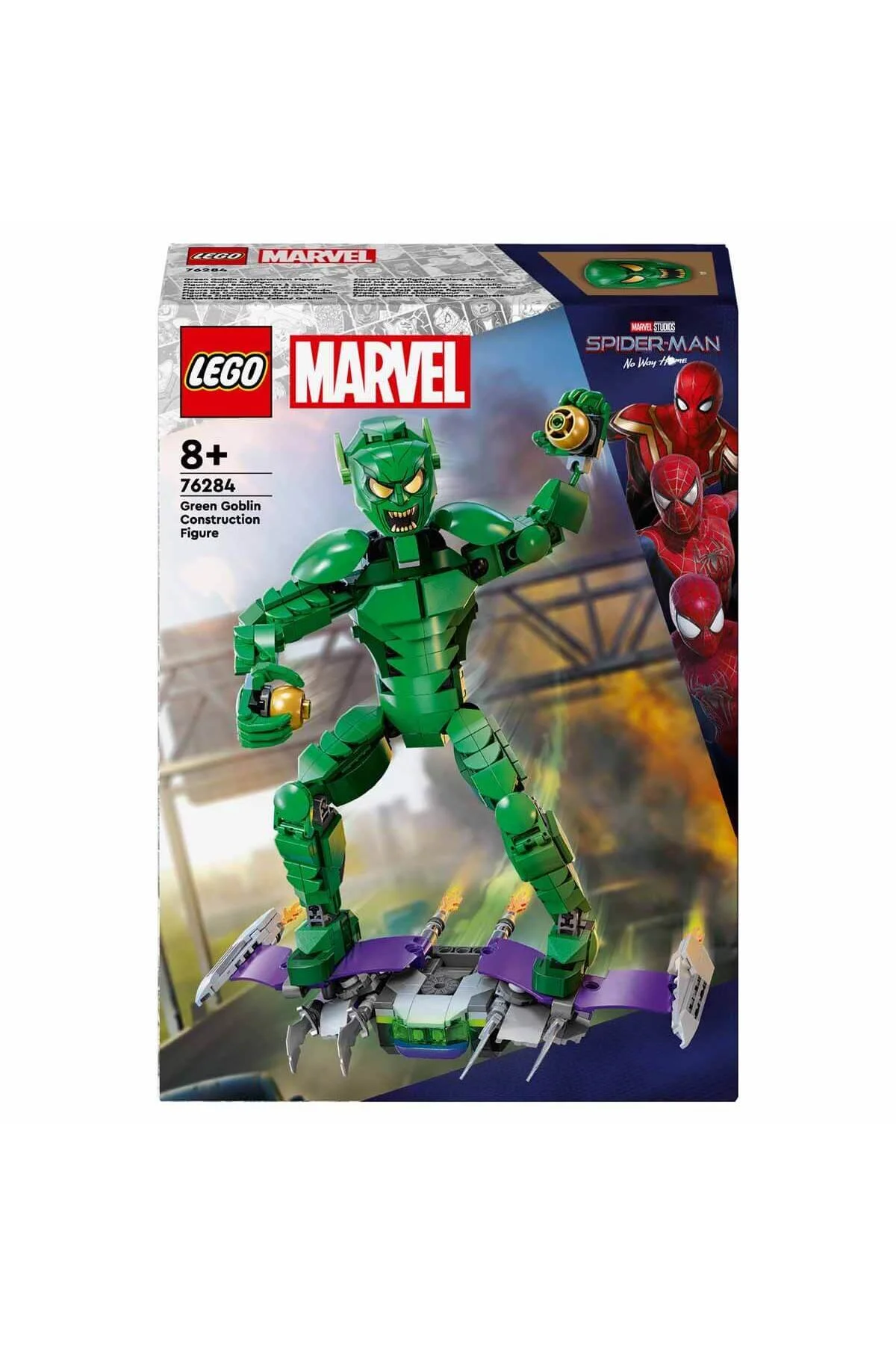 لگو و اسباب بازی های ساخت محور MARVEL GREEN GOBLIN CONSTRUCTION FIGURE 76284 بچه ابرقهرمان دوست سن 8 سال به بالا؟ از ترکیه LEGO