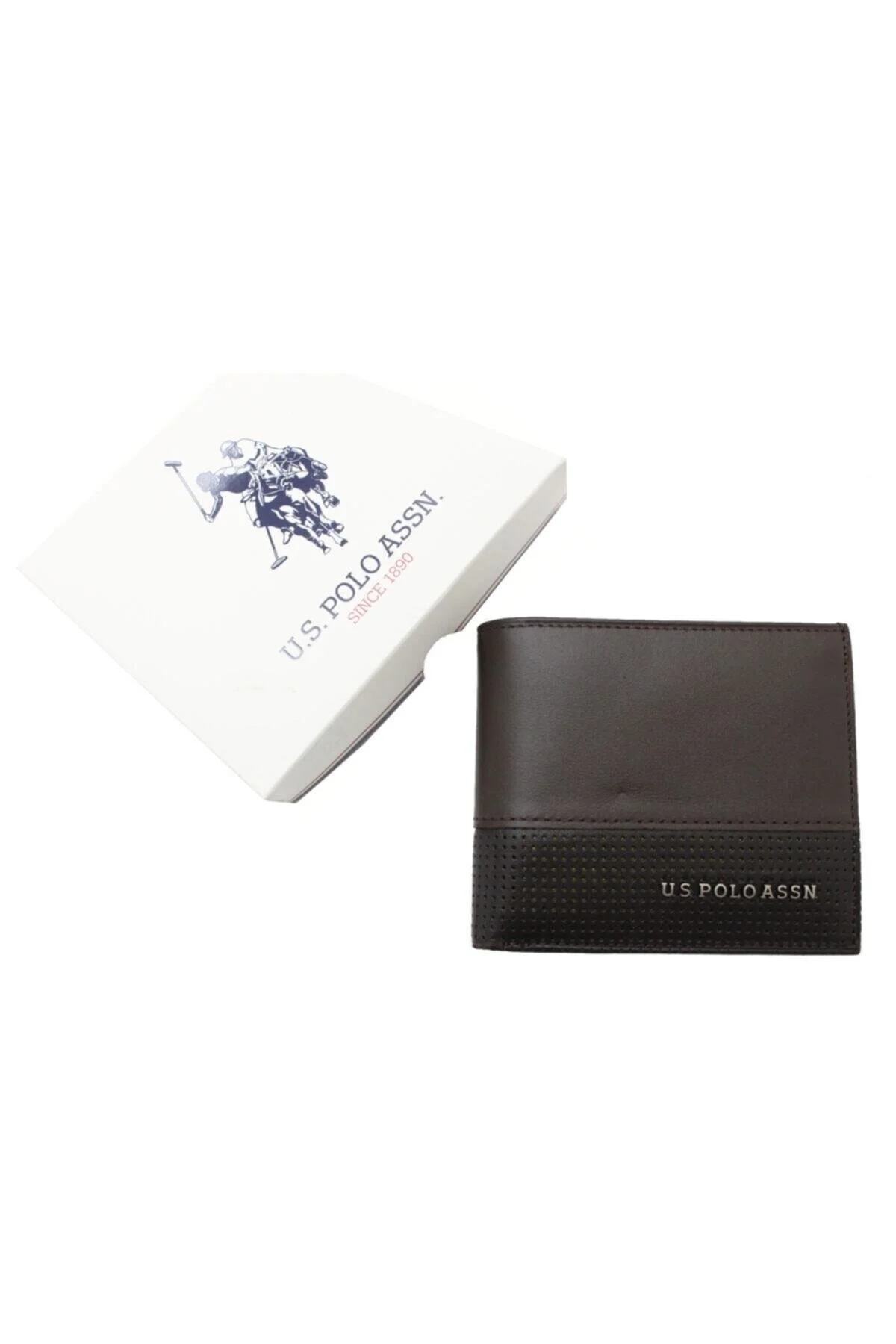 کیف پول و جاکارتی مردانه چرمی U.S. Polo Assn.