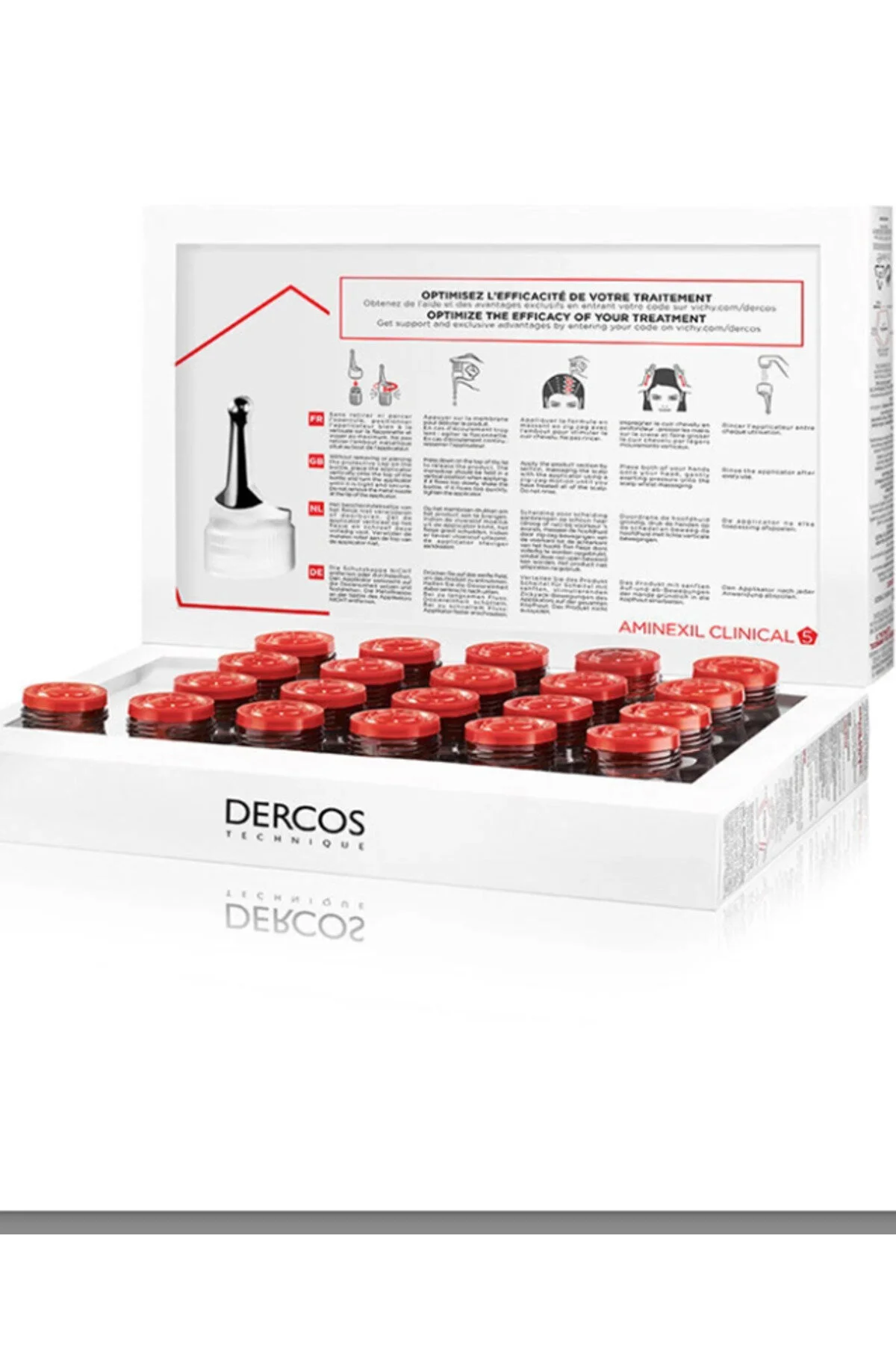 سرم و روغن مو DERCOS AMINEXIL بالینی 5 21X6ML برای زنانه ویشی Vichy