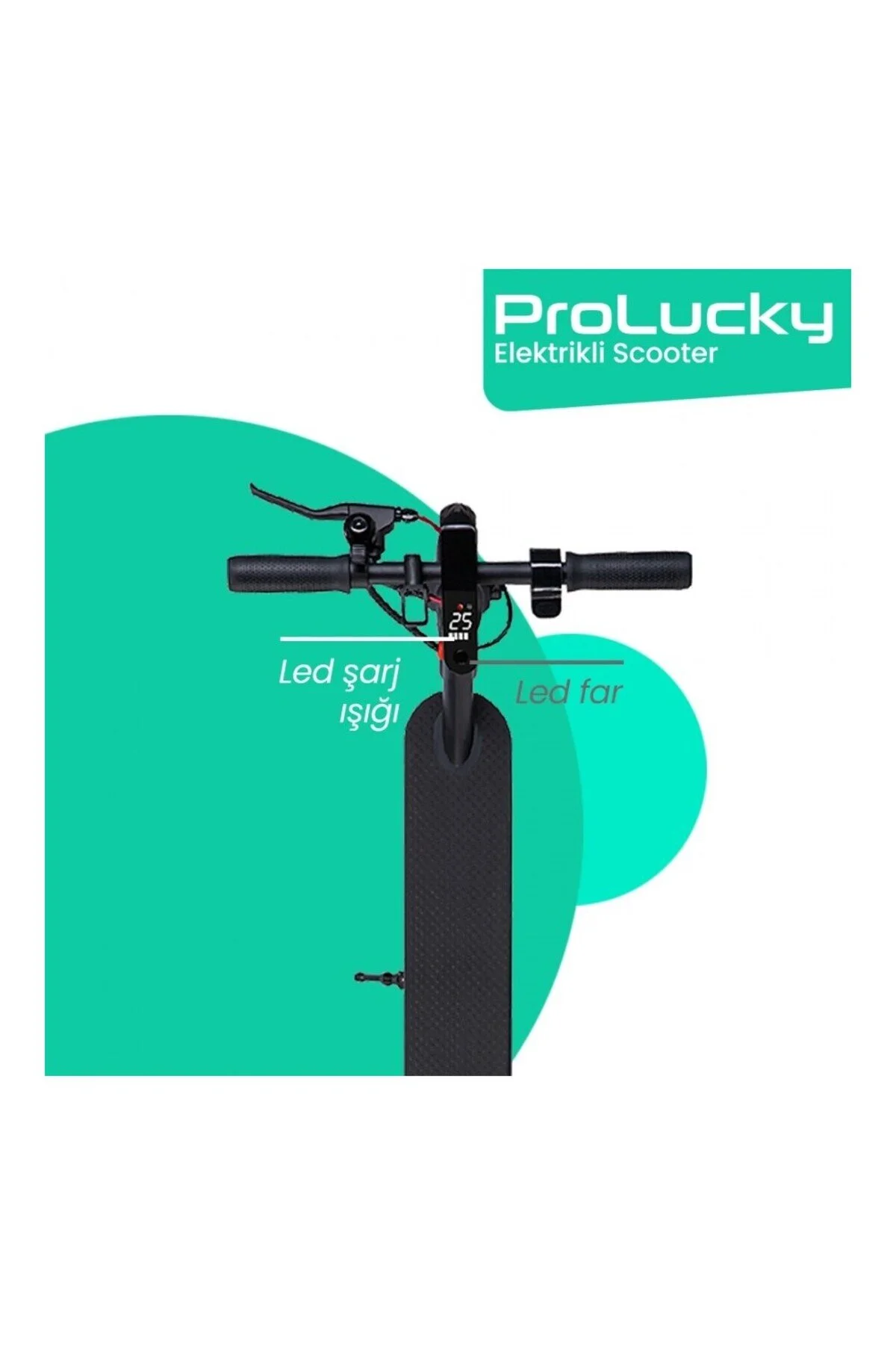 اسکوتر برقی 5. سیستم تعلیق جلو و عقب نسل 500W ProLucky