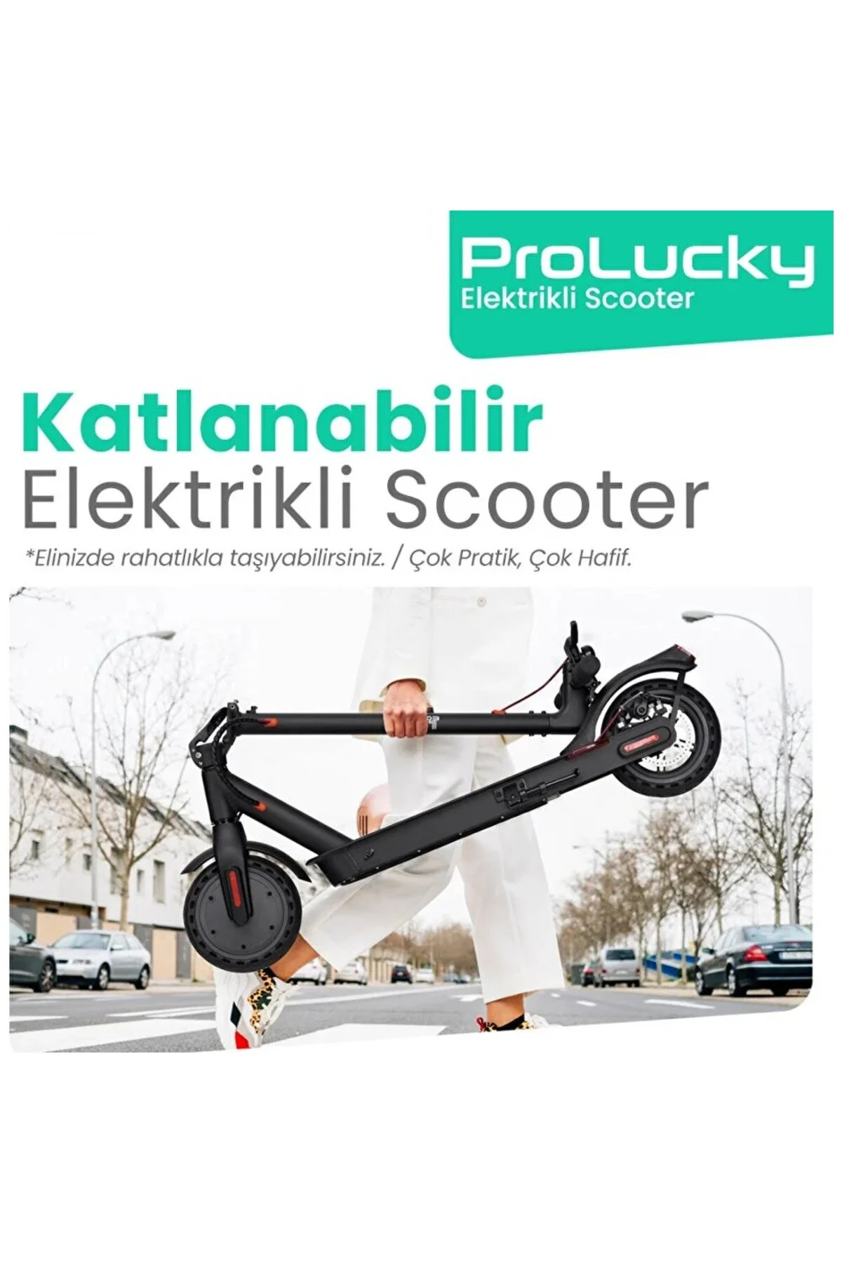 اسکوتر برقی 5. سیستم تعلیق جلو و عقب نسل 500W ProLucky