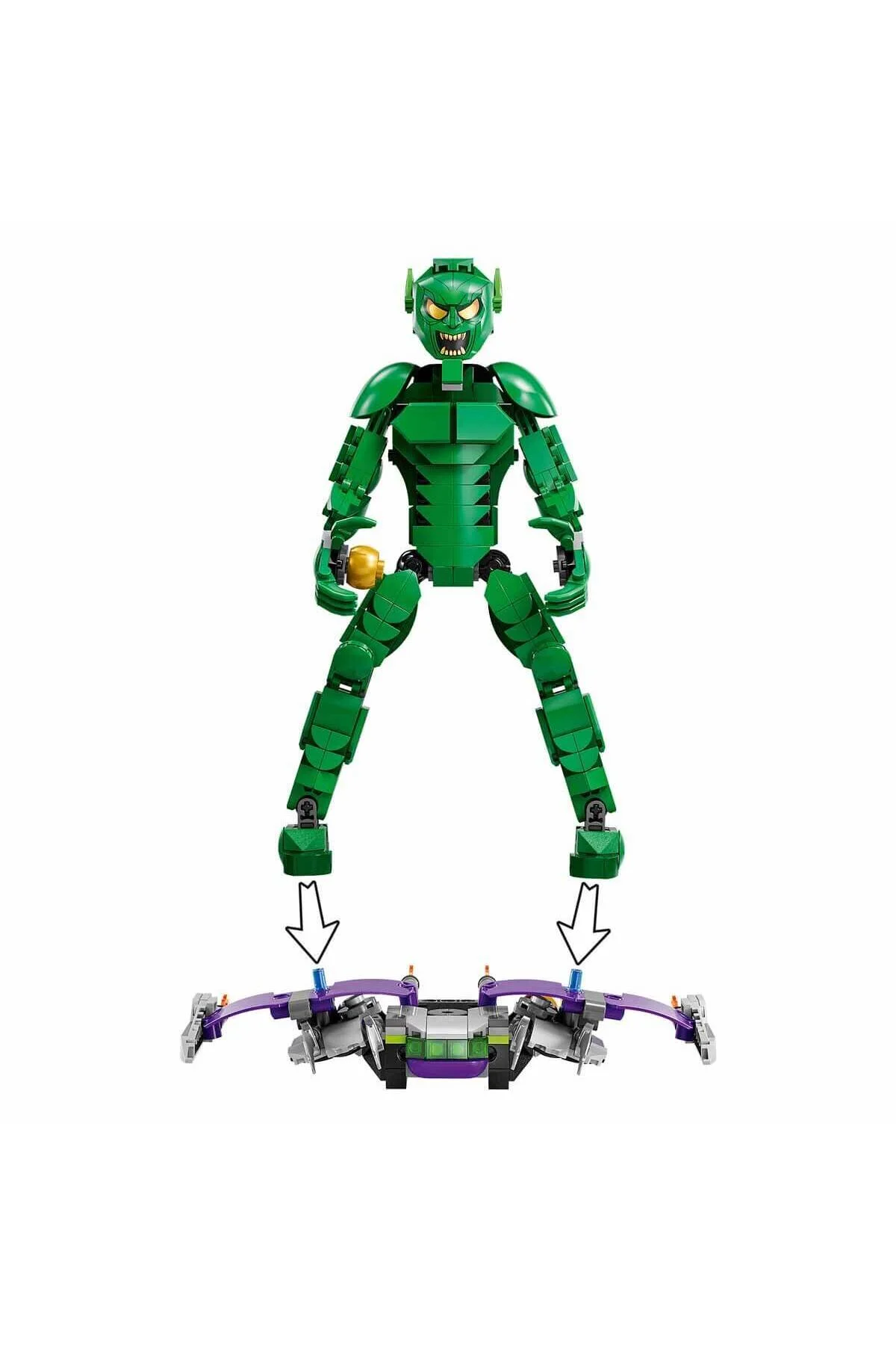 لگو و اسباب بازی های ساخت محور MARVEL GREEN GOBLIN CONSTRUCTION FIGURE 76284 بچه ابرقهرمان دوست سن 8 سال به بالا؟ از ترکیه LEGO