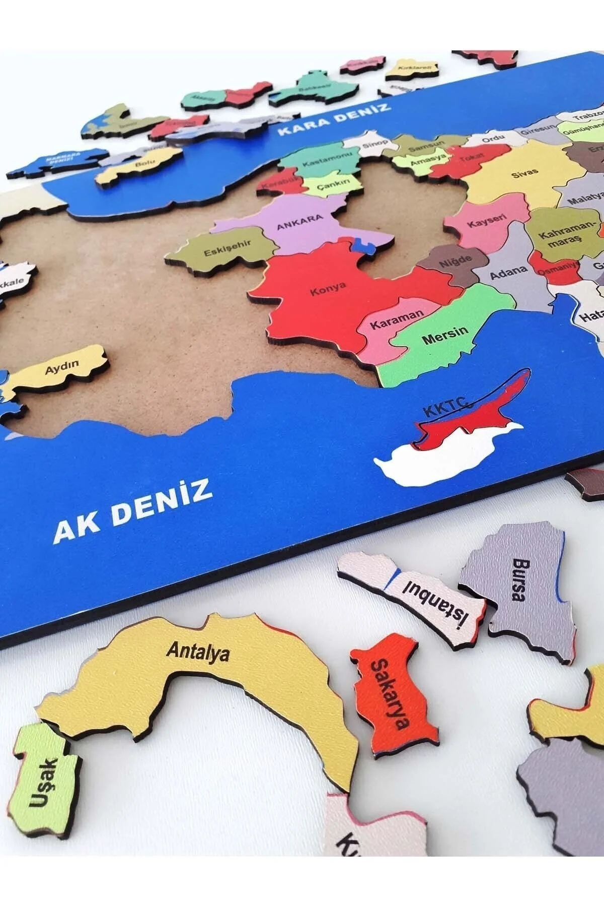 پازل ست آموزشی چوبی WOODEN MAP mevaks
