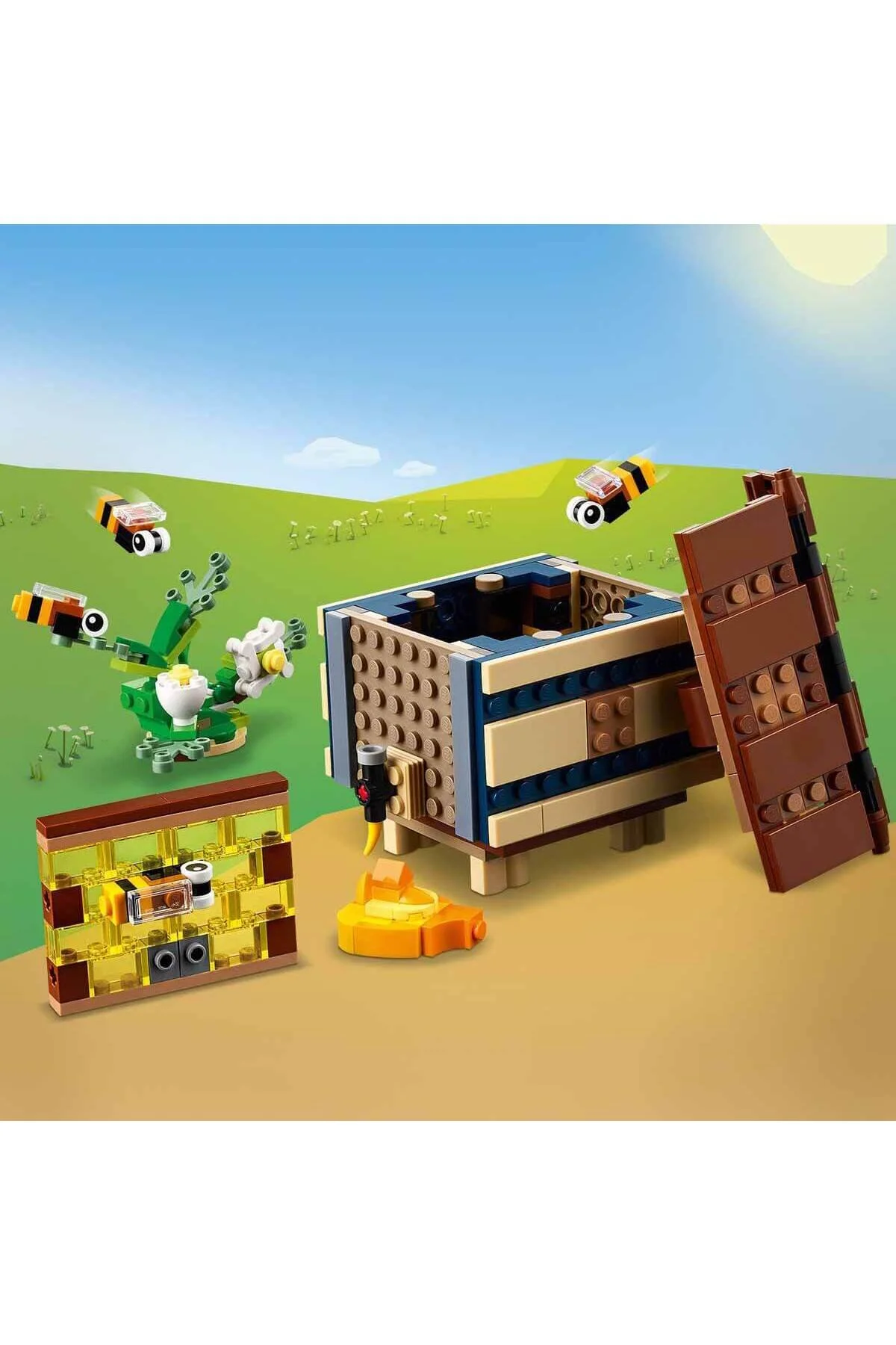 لگو خالق 3 پرنده خانه 31143 8 سال بزرگتر برای کودکان جوجه تیغی سنجاب اورجینال LEGO
