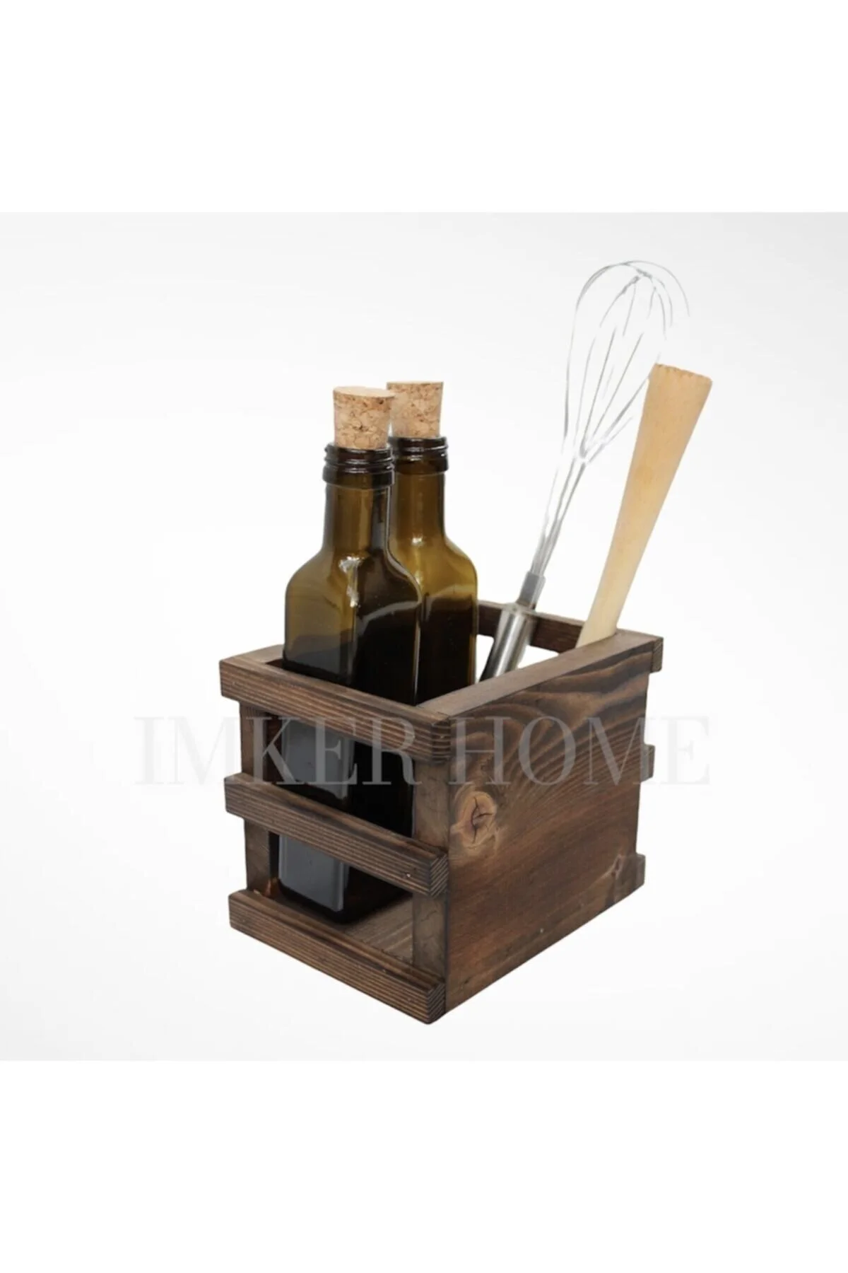 جای قاشق و چنگال چوب تزئینی اورجینال IMKER HOME