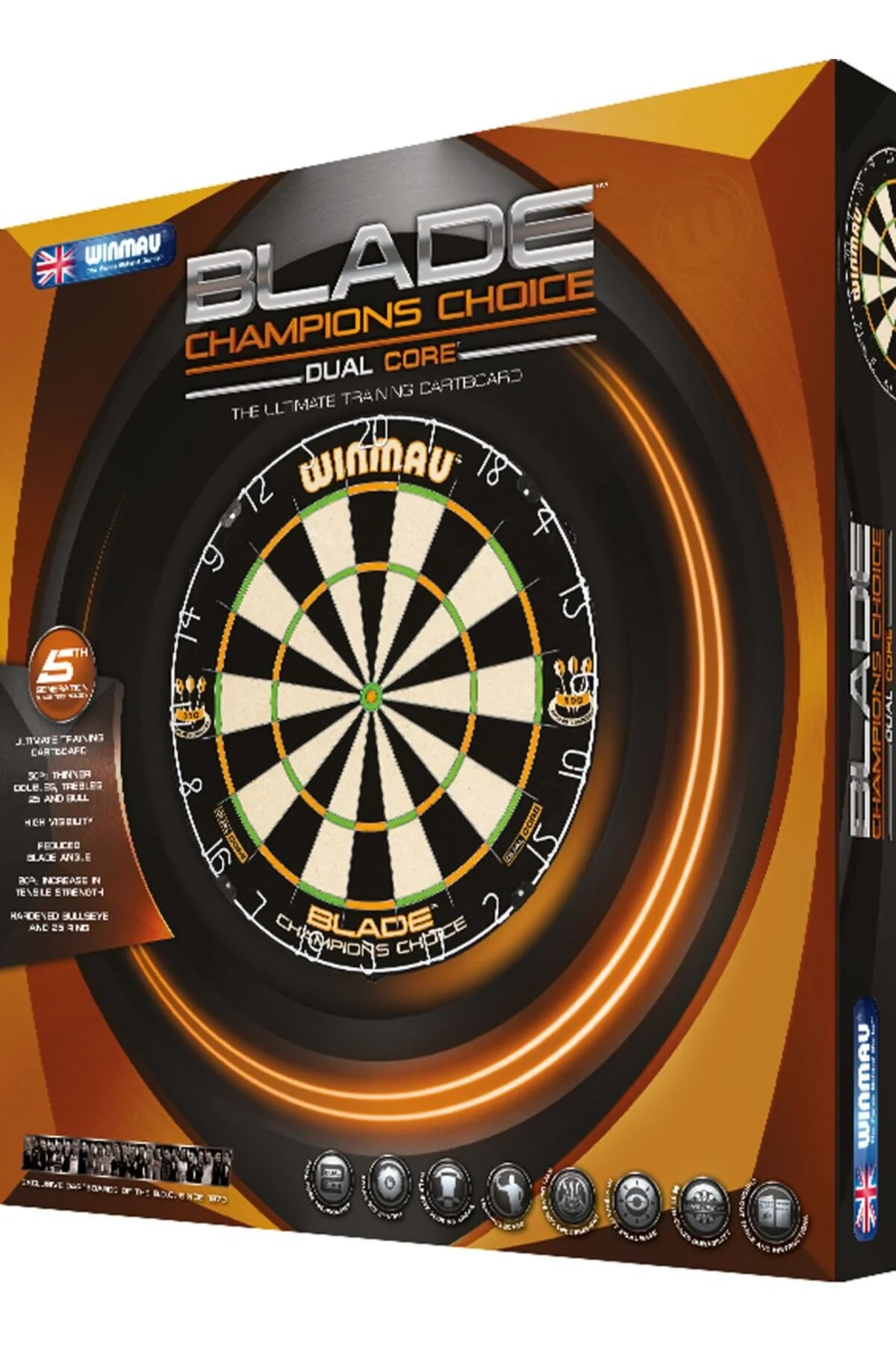 تخته دارت CHAMPIONS BLADE DUAL CORE DART TARGET Winmau