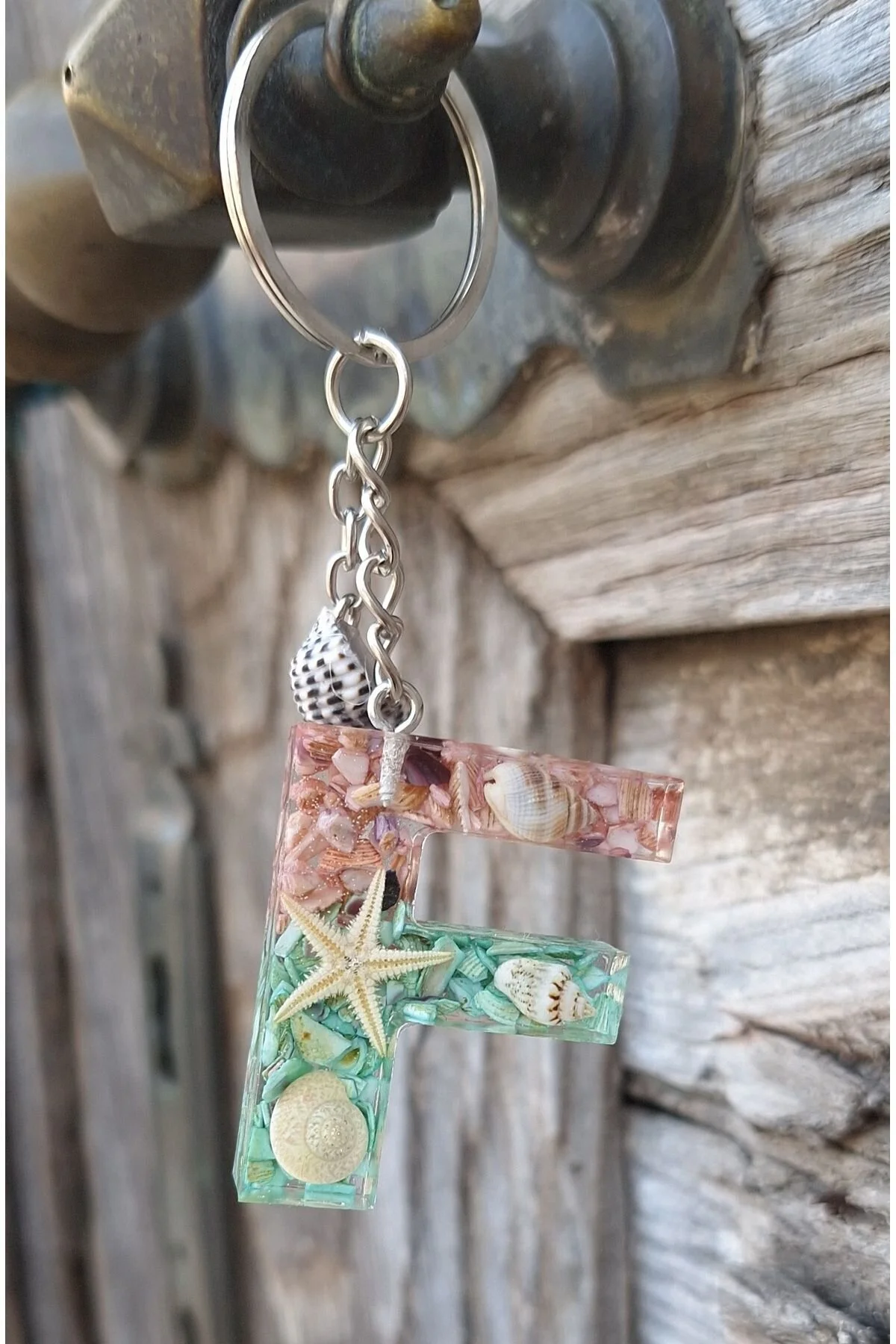 جلیقه کلید نامه کلیدی FROM SEA SHELL AND STARFAST با طرح شخصی سازی شده KUZEY WORKSHOP