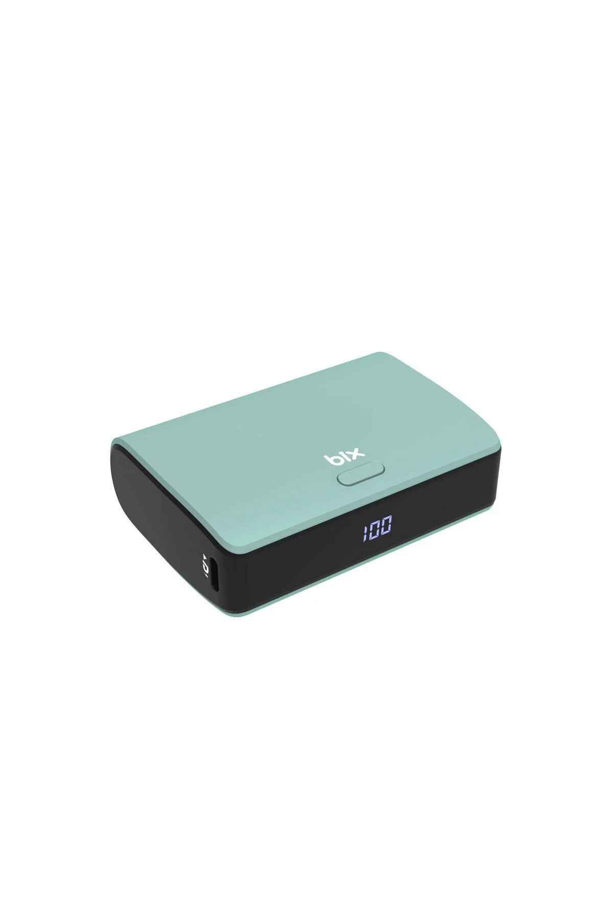 پاوربانک کوچک PB106 10000MAH PD20W نوع C USB دو خروجی با نشانگر LED سبز اورجینال Bix