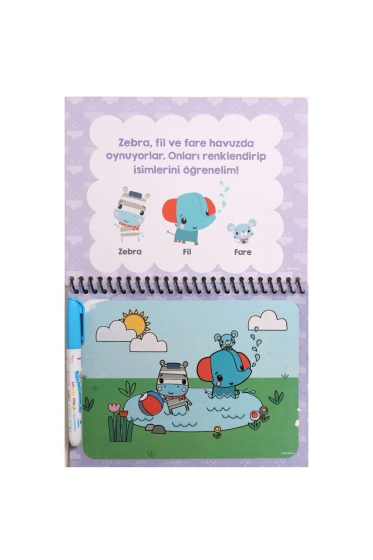 کتاب های رنگ آمیزی نقاشی جادویی حیوانات آب Fisher Price