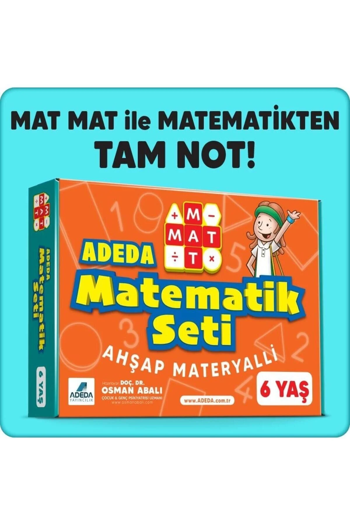 کتاب های فعالیت و آموزشی ریاضیات ADEDA MAT 6 سال مجموعه Adeda Yayınları