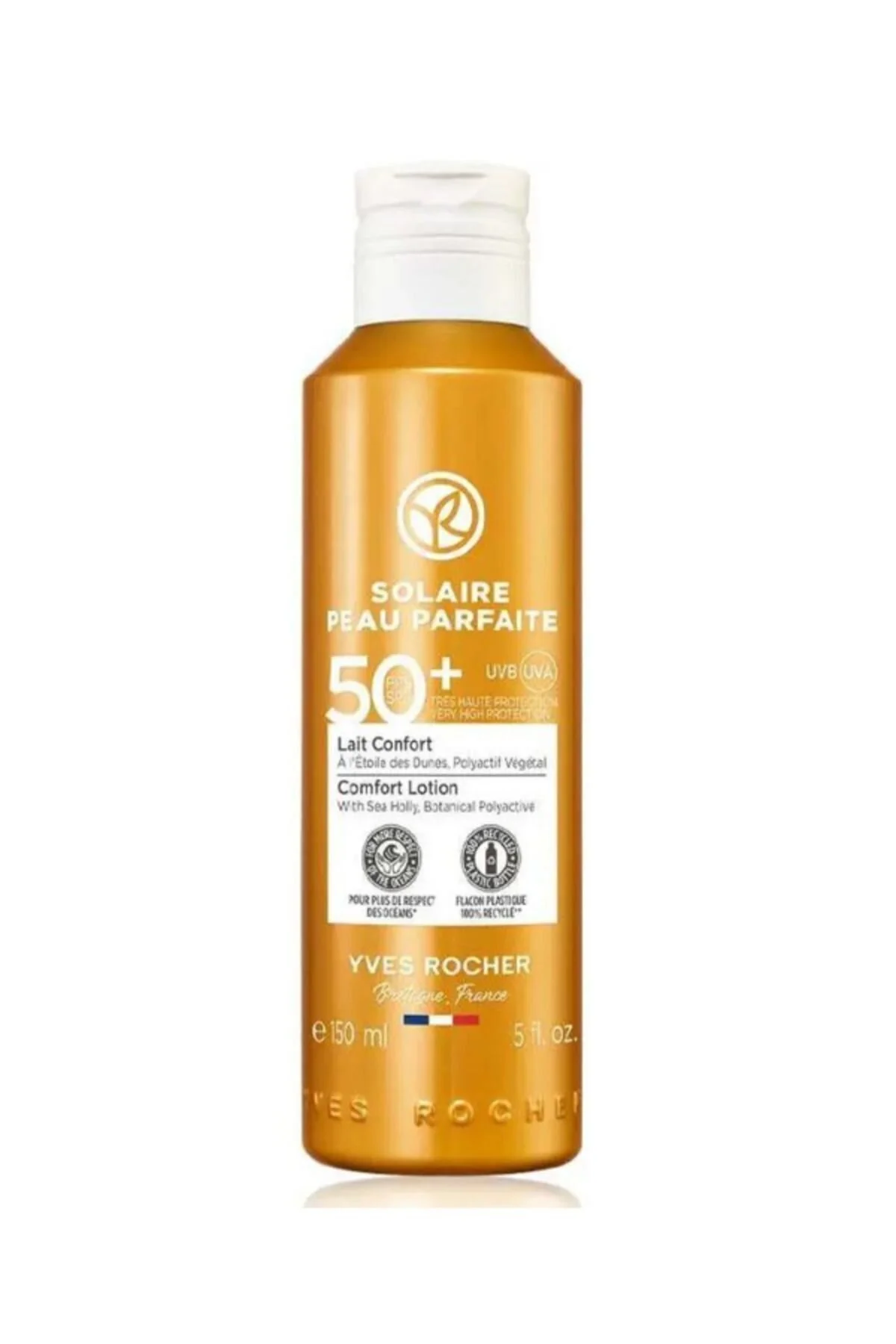 محافظت کننده ضد آفتاب با عامل حفاظتی 50+ میلک وگان 150 میل صورت و بدن ایوروشه Yves Rocher