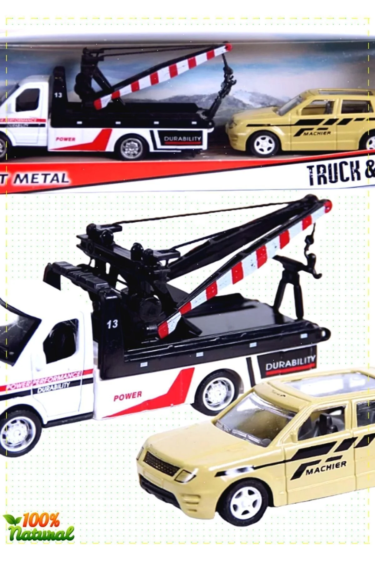 اسباب بازی های فیگور دیگر مجموعه 2 دخترانه و پسرانه PULL DROP TOW VEHICLES آموزشی کودکانه مونته سوری OMZ