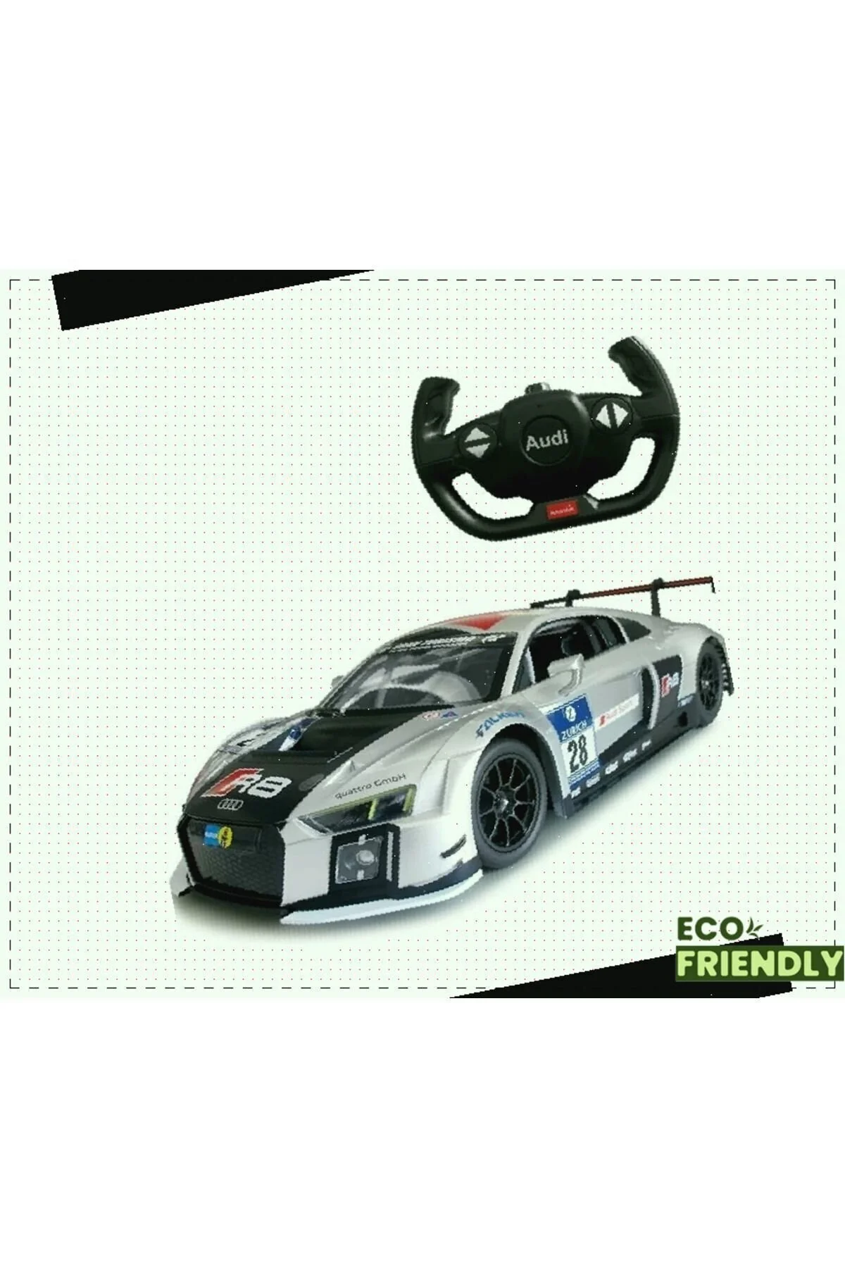 فیگور RATAR CONTROLLED 1:14 آئودی R8 LMS دخترانه اسباب بازی پسر بچه آموزشی مونته سوری OMZ
