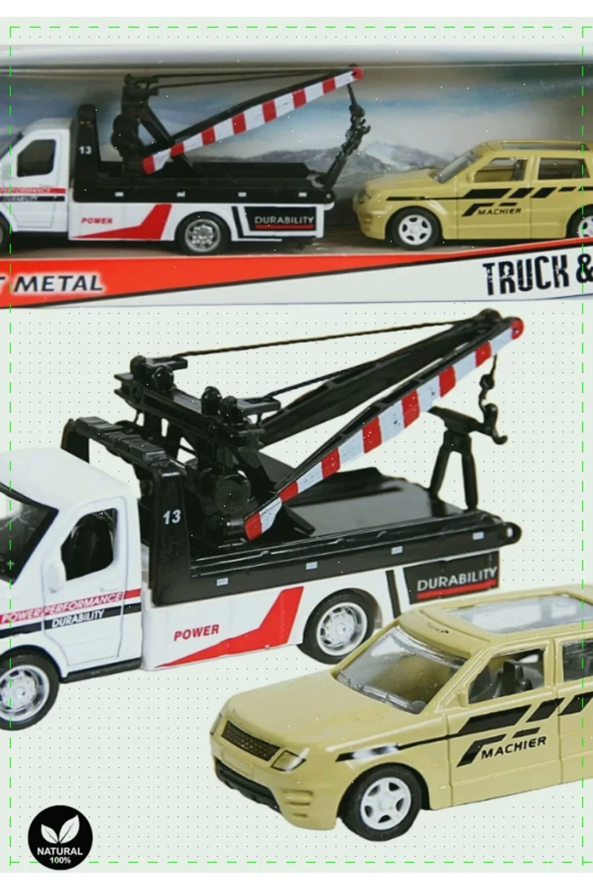 اسباب بازی های فیگور دیگر مجموعه 2 دخترانه و پسرانه PULL DROP TOW VEHICLES آموزشی کودکانه مونته سوری OMZ