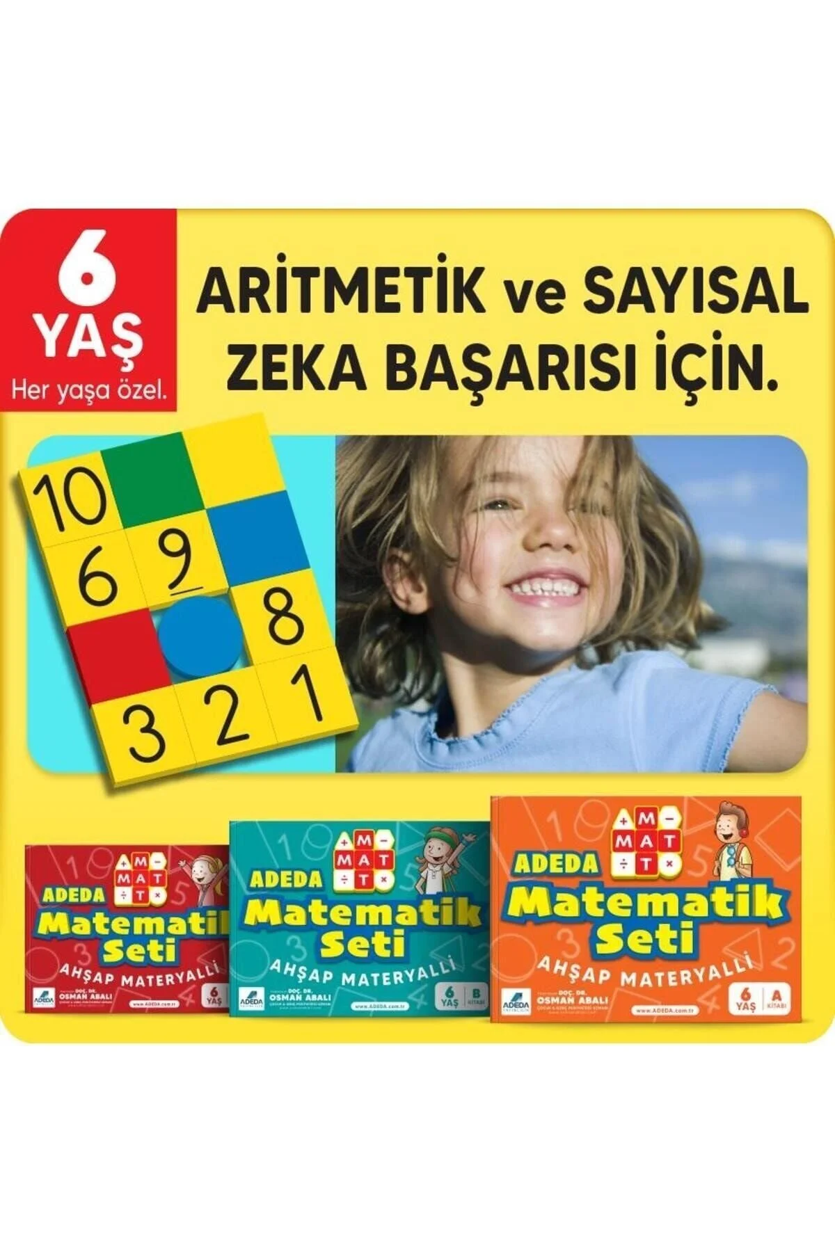 کتاب های فعالیت و آموزشی ریاضیات ADEDA MAT 6 سال مجموعه Adeda Yayınları