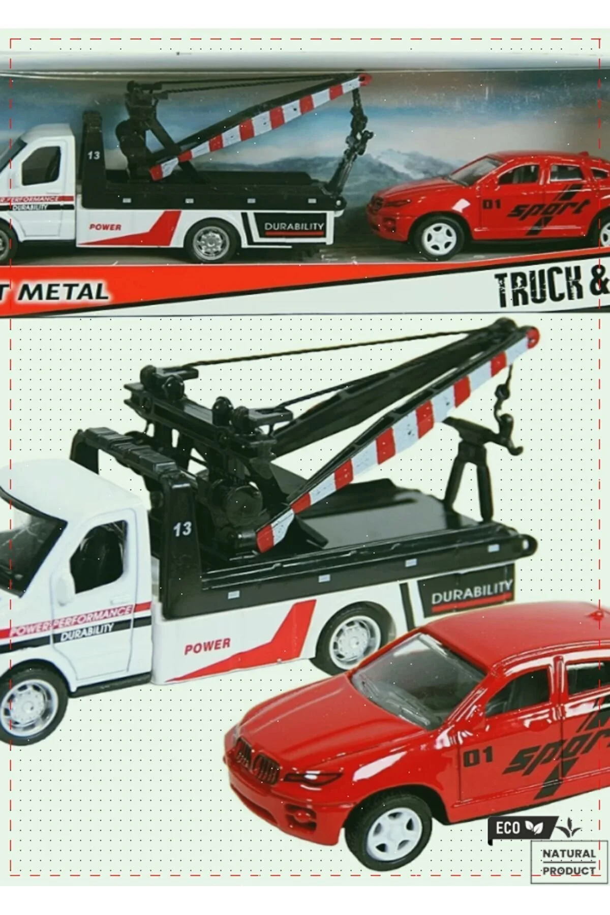 اسباب بازی های فیگور دیگر مجموعه 2 دخترانه و پسرانه PULL DROP TOW VEHICLES آموزشی کودکانه مونته سوری OMZ