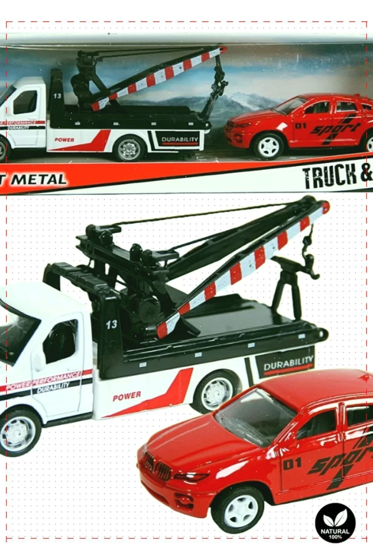 اسباب بازی های فیگور دیگر مجموعه 2 دخترانه و پسرانه PULL DROP TOW VEHICLES آموزشی کودکانه مونته سوری OMZ