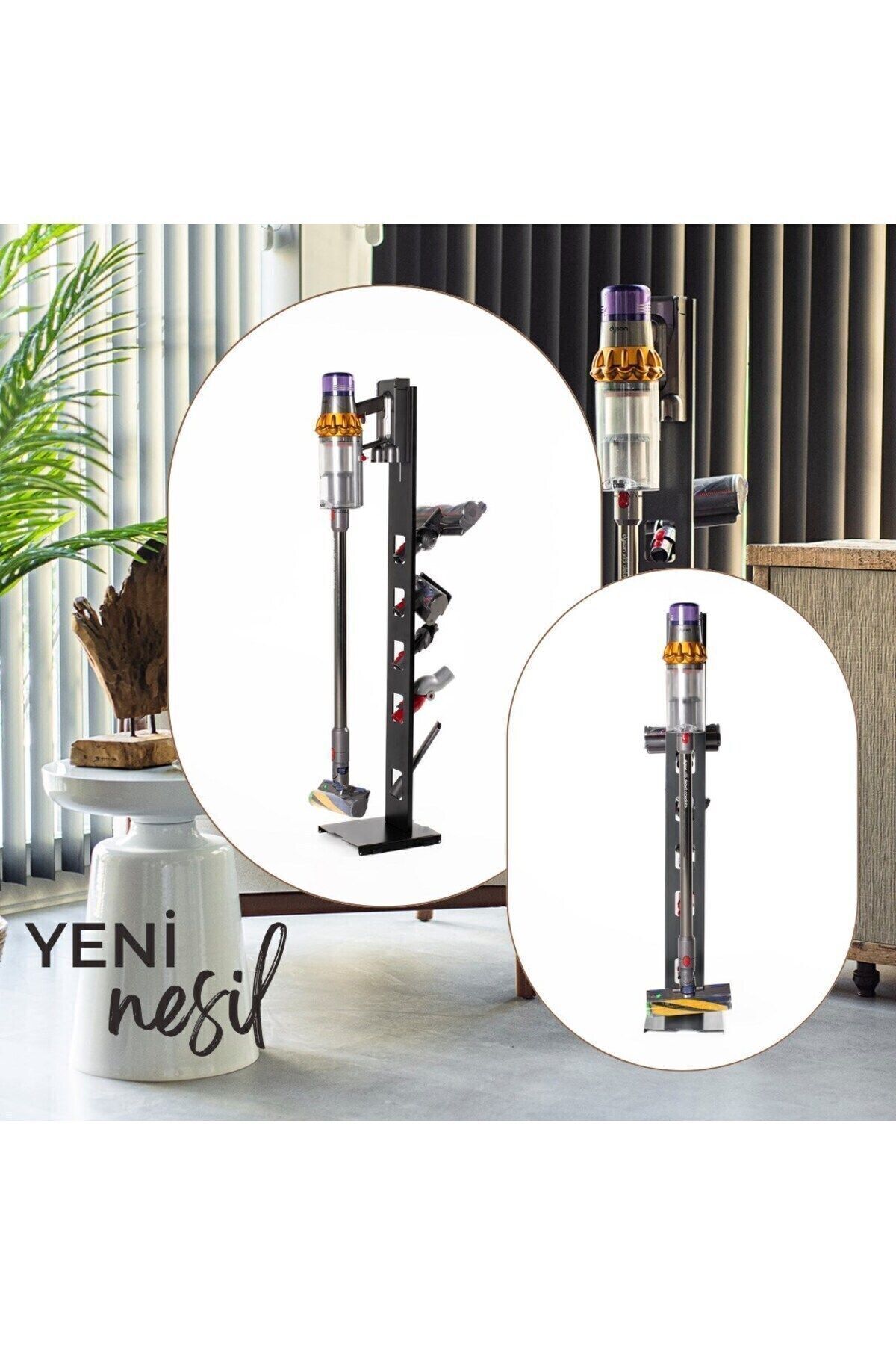 لوازم جانبی جاروبرقی پایه عمودی سازگار با DYSON مدل های V15 V12 V11 V10 V8 thorqtech