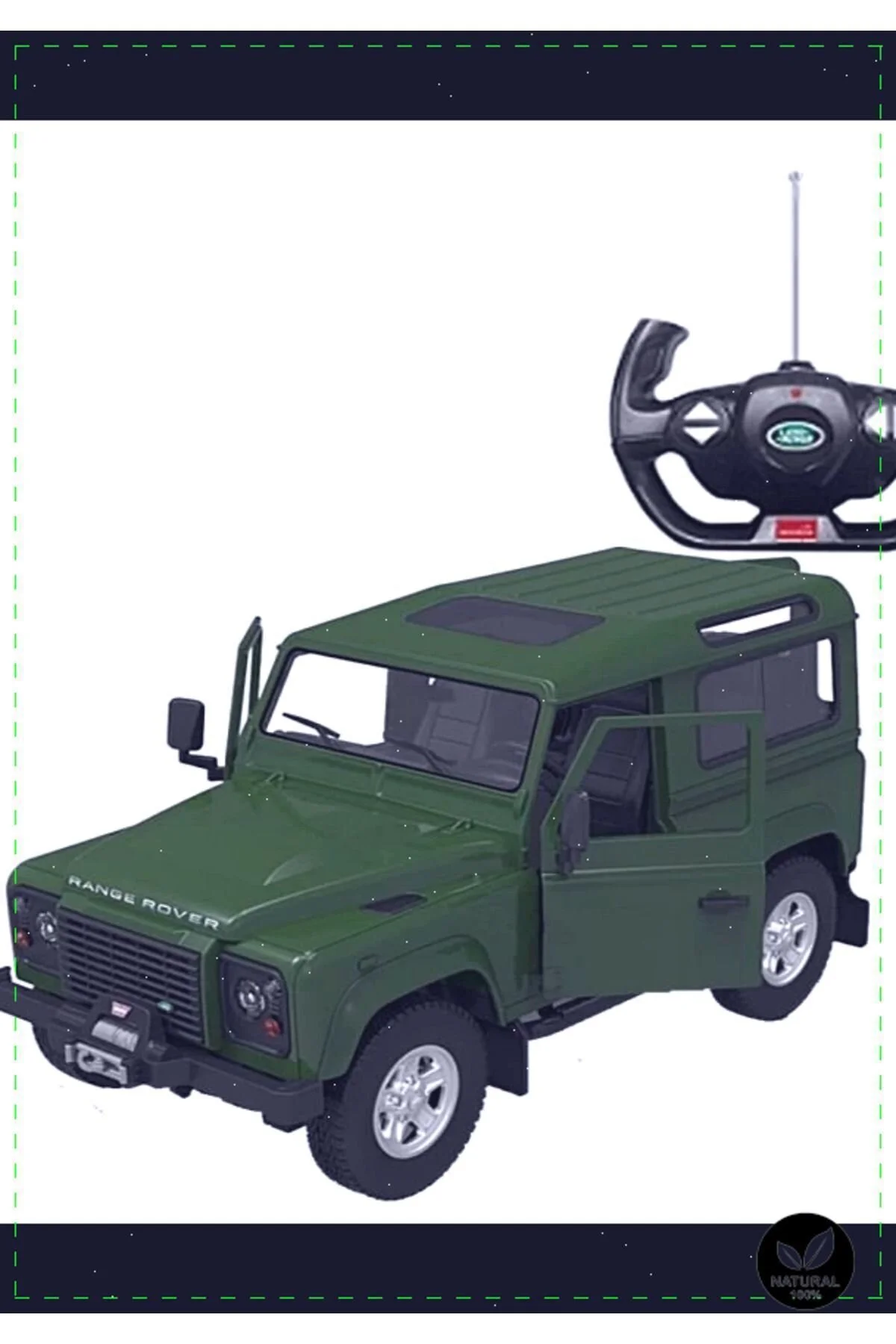 فیگور RATAR CONTROLLED LAND ROVER DEFENDER آموزشی دخترانه پسرانه اسباب بازی کودکانه مونتسوری OMZ