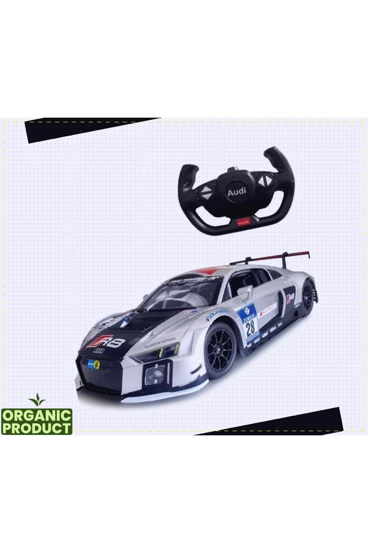 فیگور RATAR CONTROLLED 1:14 آئودی R8 LMS دخترانه اسباب بازی پسر بچه آموزشی مونته سوری OMZ