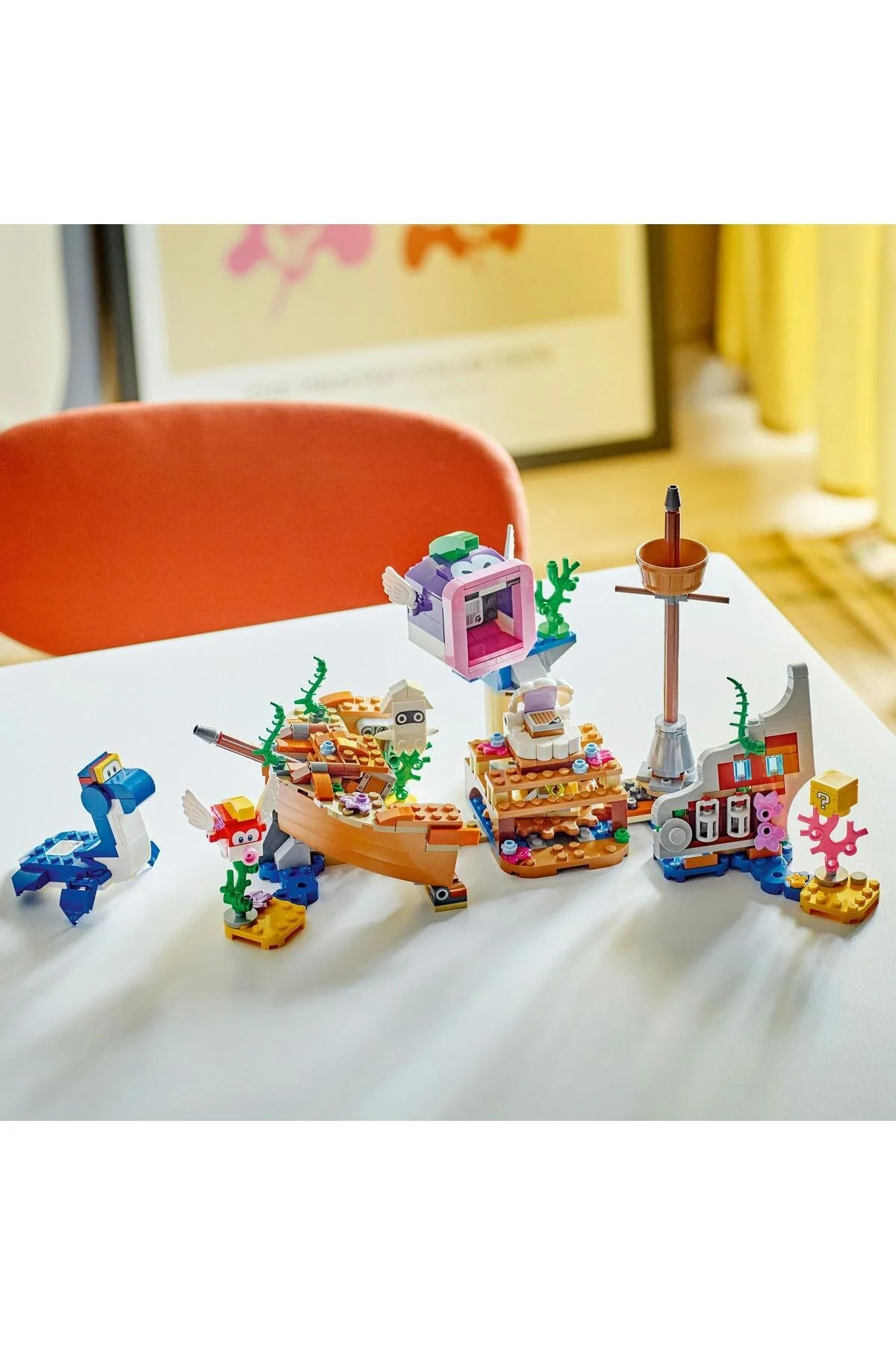 لگو ® SUPER MARIO ™ DORRIE'S SHIPY SHIP ADVENTURE مجموعه 71432 ساز 500 قسمت اورجینال LEGO