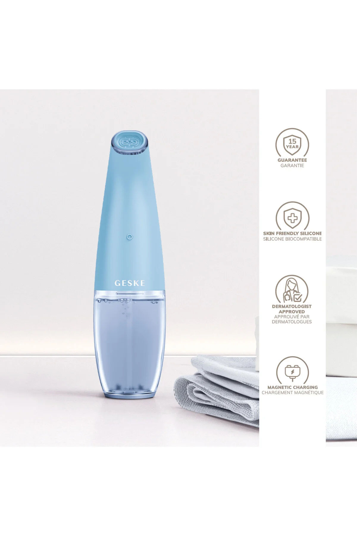 دستگاه مراقبت پوست تمیز کردن صورت 8 در 1 Aqua Stream Face Cleanser  geske