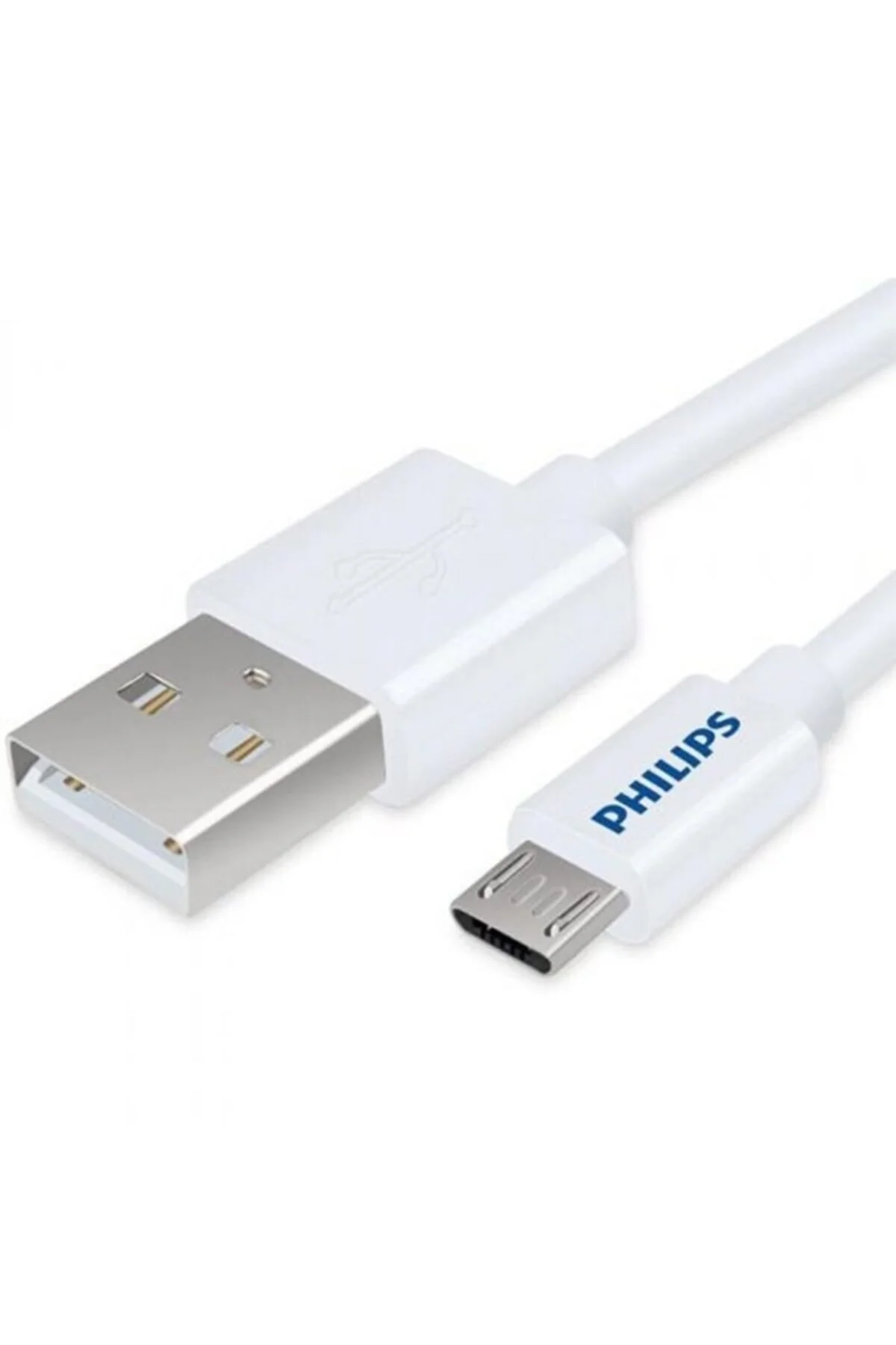 شارژر PHILPS SWR2101 93 شارژ میکرو B 2.4A 1 متر USB و کابل همگام سازی سفید فیلیپس Philips