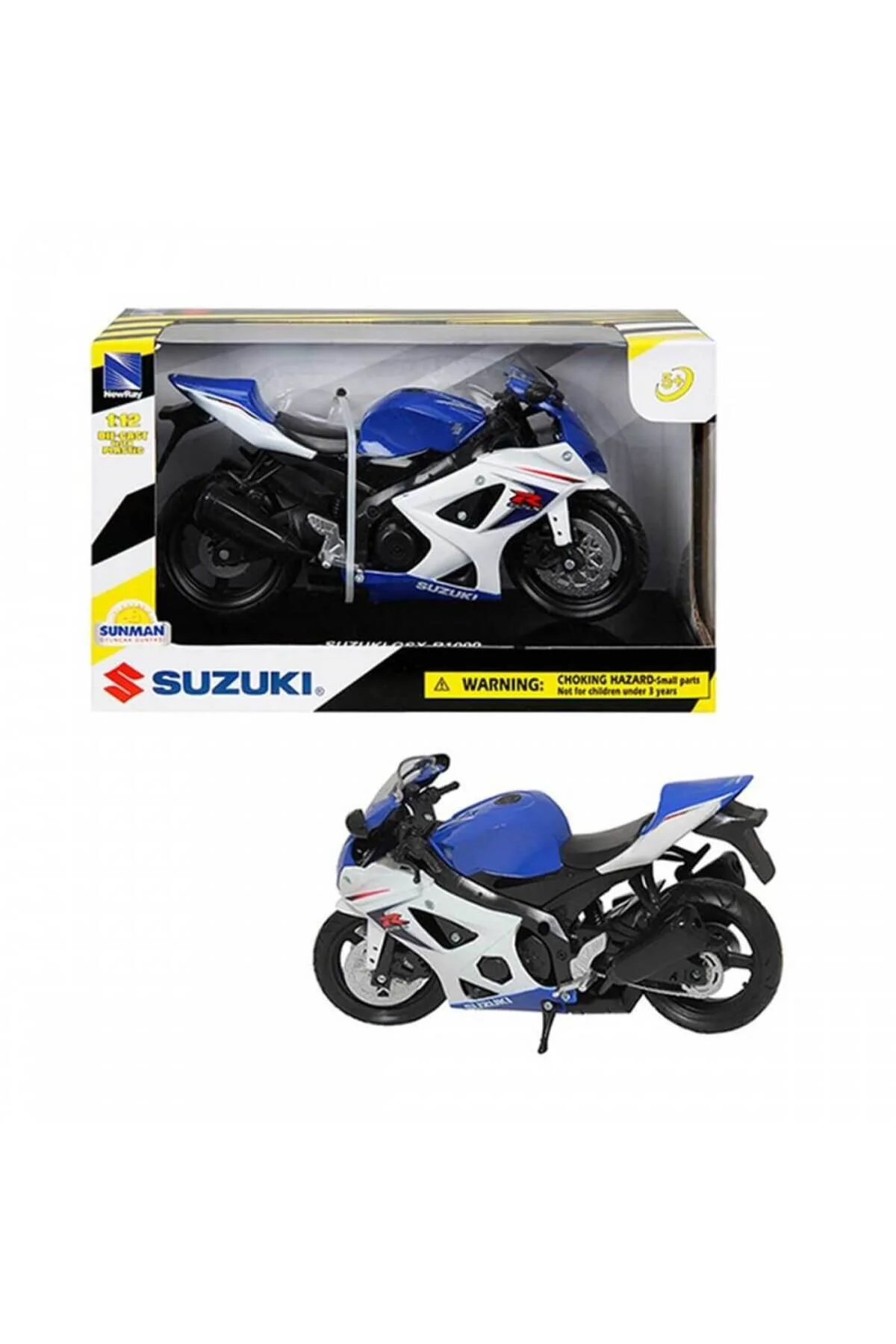 مدل خودرو سوزوکی GSX R1000 موتورسیکلت 2008 1:12 موتور سیکلت DIECAST اورجینال Genel Markalar