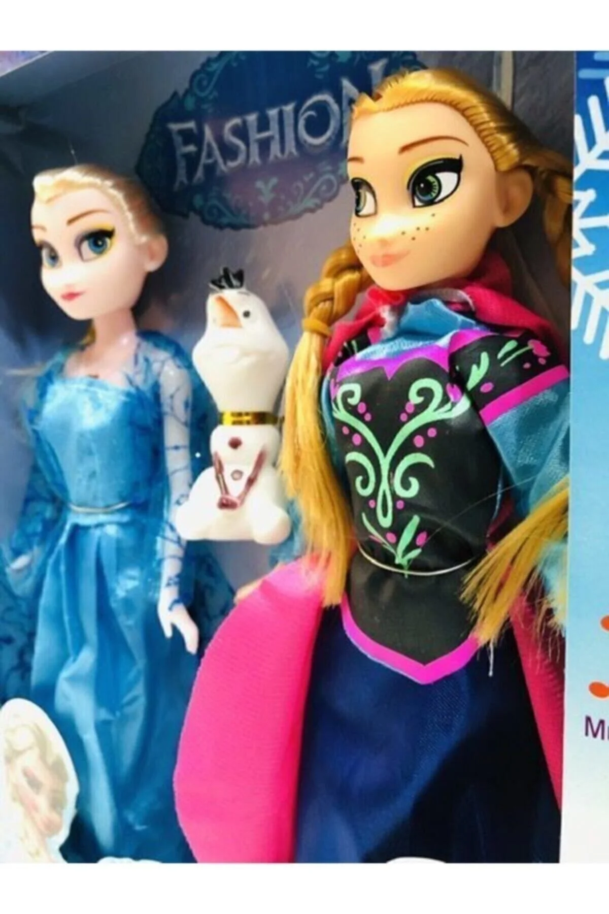 اسباب بازی های فیگور دیگر FROZEN ELSA ANNA و OLAF MUSICAL SINGING MEAT DOLL Y058 Genel Markalar