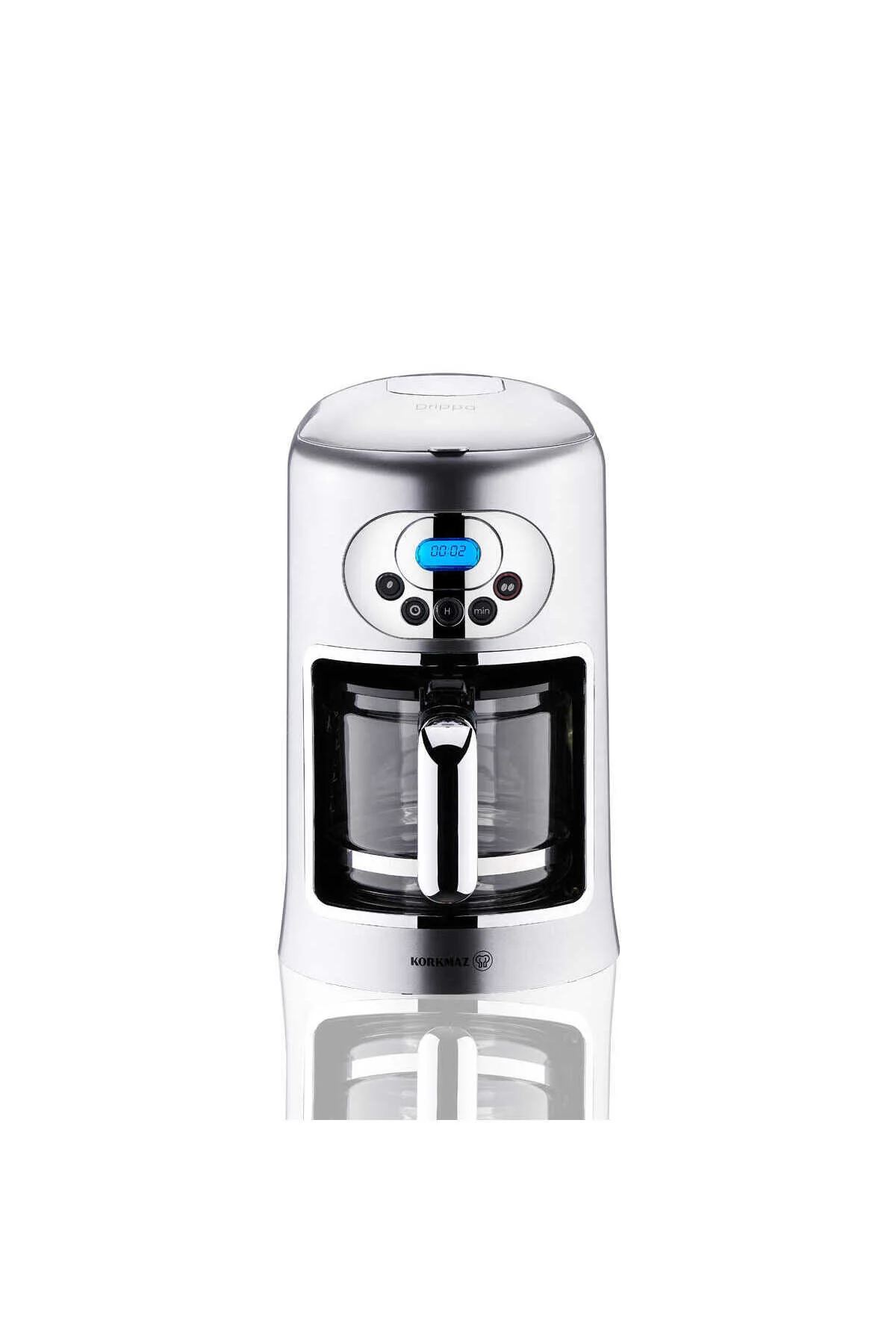قهوه ساز فیلتری دستگاه فیلتر DRIPPA LCD INOX KORKMAZ