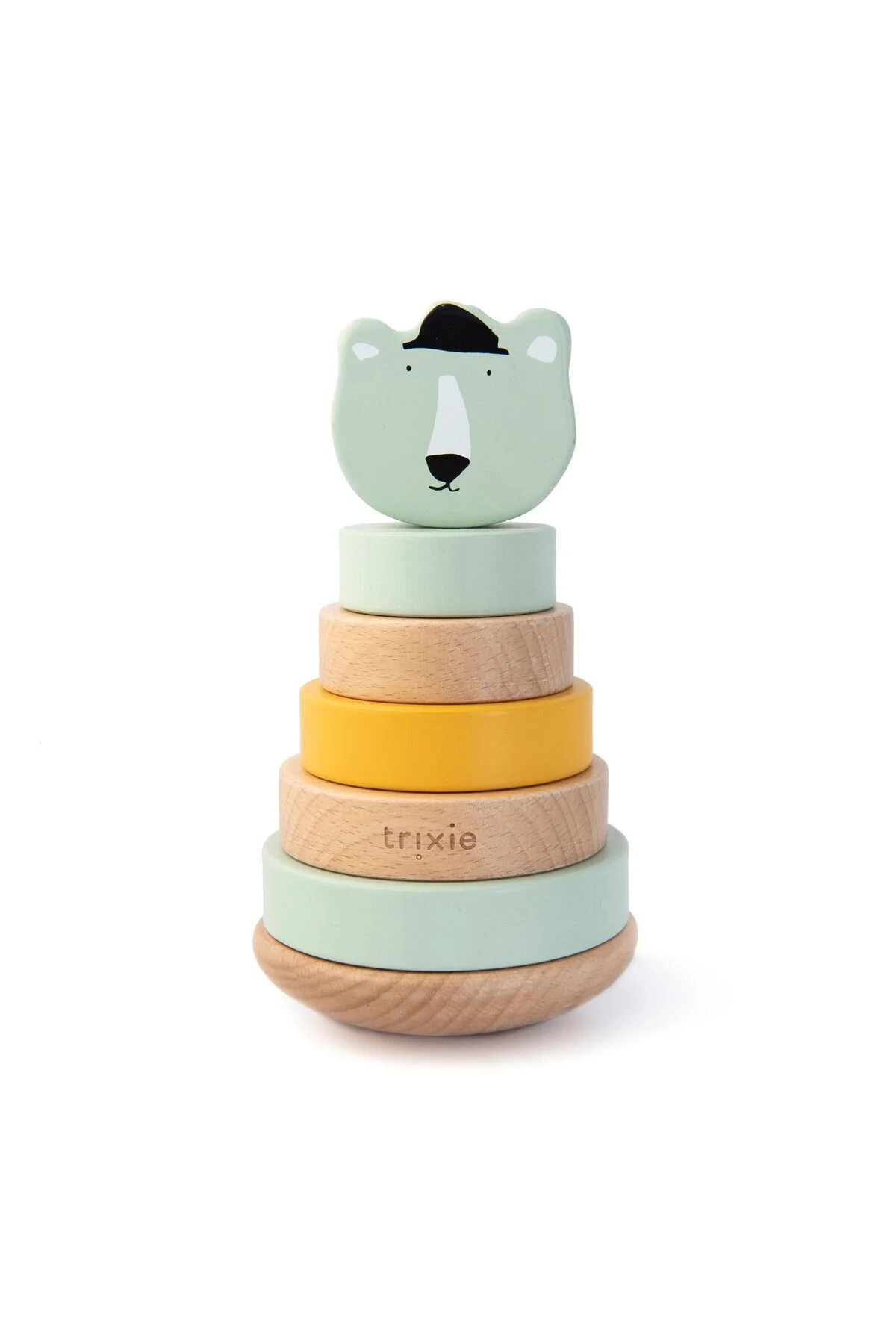 اسباب بازی های چوبی آقای قطبی BEAR TRIXIE انباشته توالی Trixie