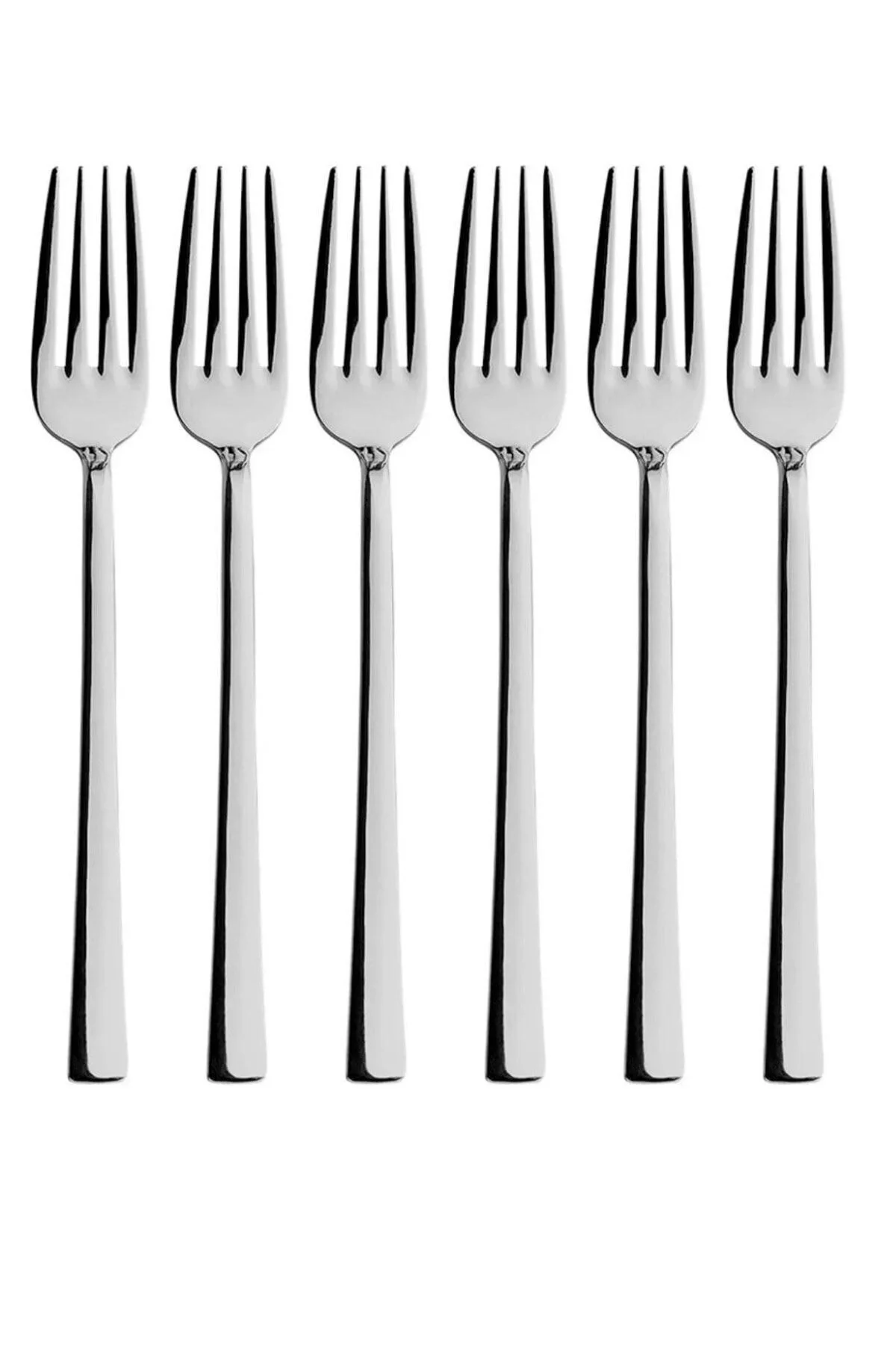 قاشق چنگال و چاقو نقره‌ای کیک نقره ای روشن چای خوری جاتال استیل ضد زنگ مجموعه 18 قطعه Kitchen Design Lab