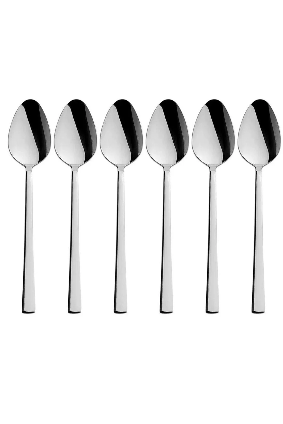 قاشق چنگال و چاقو نقره‌ای کیک نقره ای روشن چای خوری جاتال استیل ضد زنگ مجموعه 18 قطعه Kitchen Design Lab