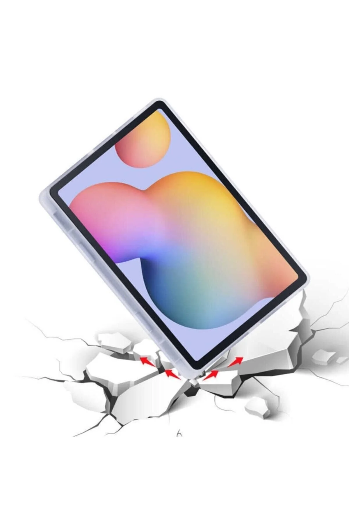 کاور تبلت قاب محافظ سیلیکونی 10.4 سامسونگ GALAXY TAB S6 LITE 2024 P610 P617 P620 با محفظه قلم و پایه فیبکس Fibaks