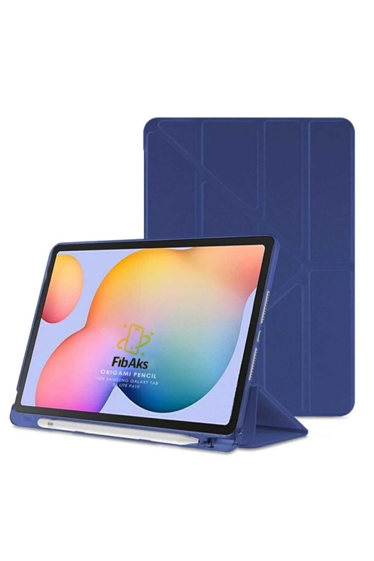 کاور تبلت قاب محافظ سیلیکونی 10.4 سامسونگ GALAXY TAB S6 LITE 2024 P610 P617 P620 با محفظه قلم و پایه فیبکس Fibaks