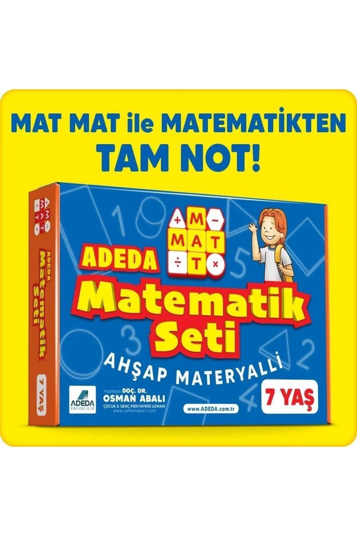 کتاب های فعالیت و آموزشی ریاضیات آدا 7 سال مجموعه Adeda Yayınları