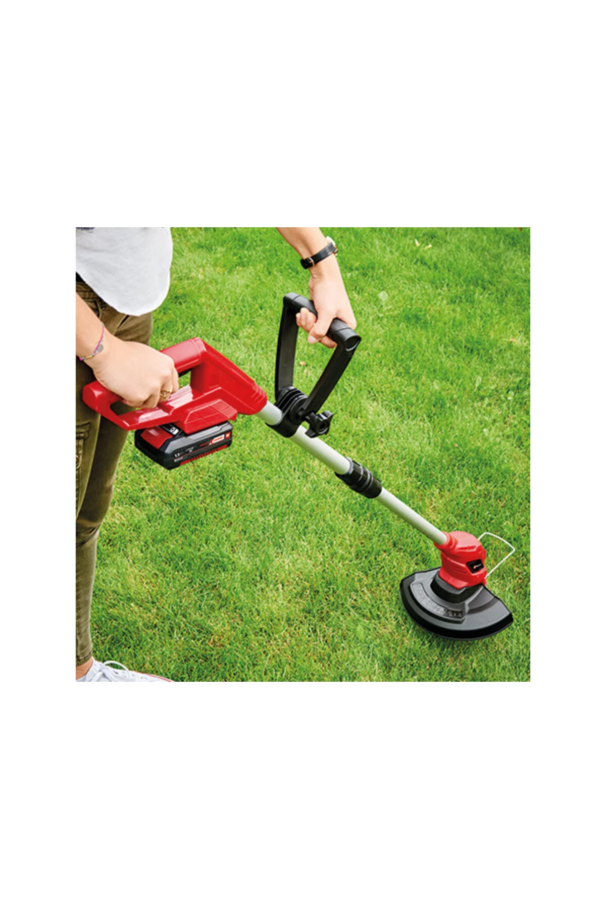 ماشین برش لبه EINHELL GC CT 18 24 LI 1X2.0AH تریمر بی سیم باتری و شارژر 1 2.0 AH شامل آینهل Einhell