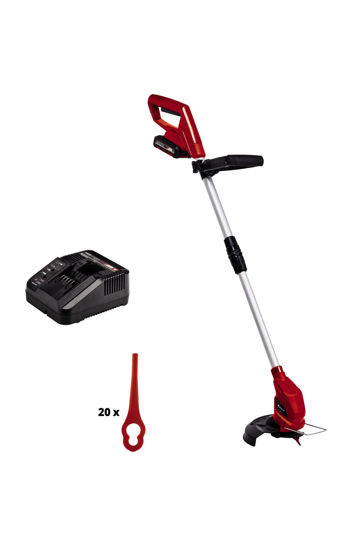 ماشین برش لبه EINHELL GC CT 18 24 LI 1X2.0AH تریمر بی سیم باتری و شارژر 1 2.0 AH شامل آینهل Einhell