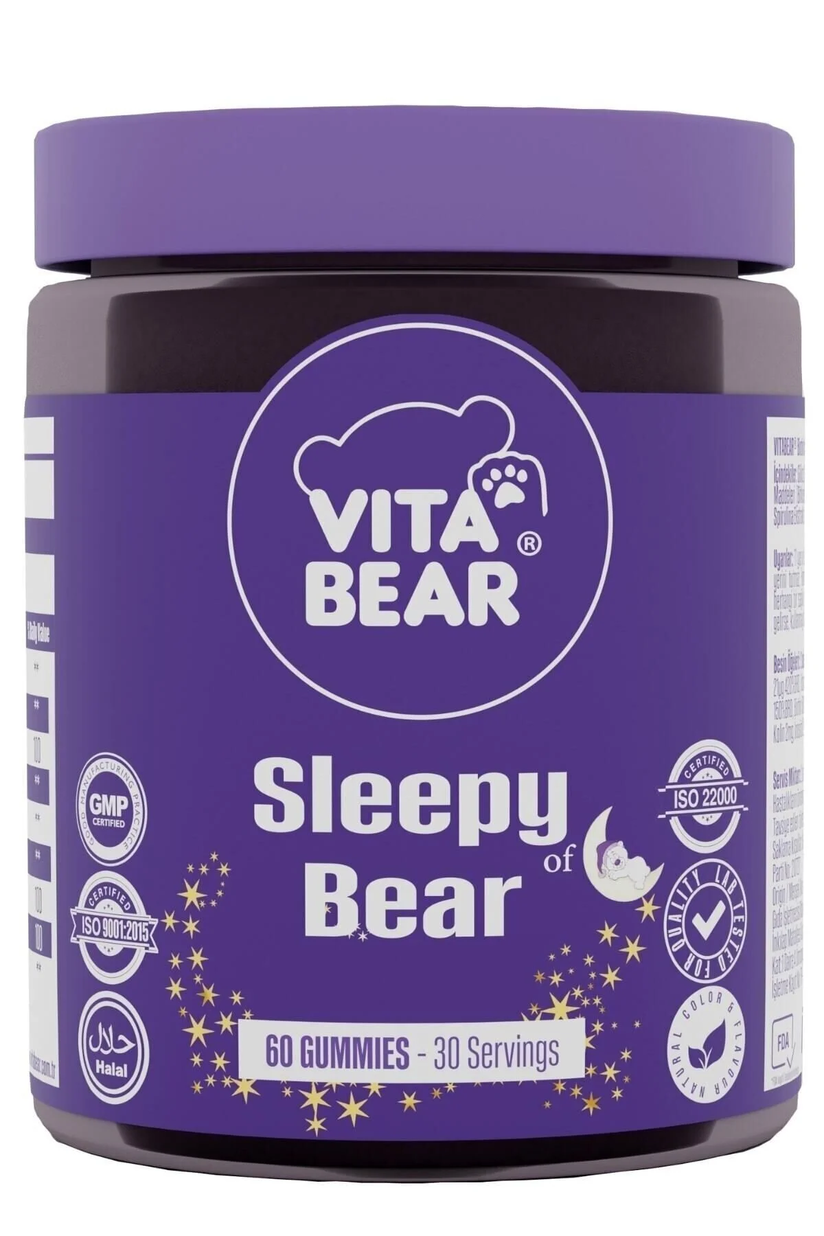 ویتامین تنظیم کننده خواب خرس 60 قطعه Vita Bear