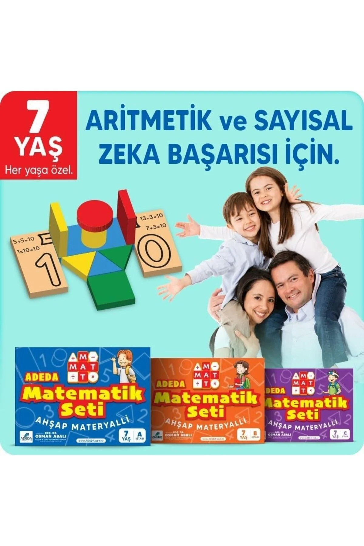 کتاب های فعالیت و آموزشی ریاضیات آدا 7 سال مجموعه Adeda Yayınları