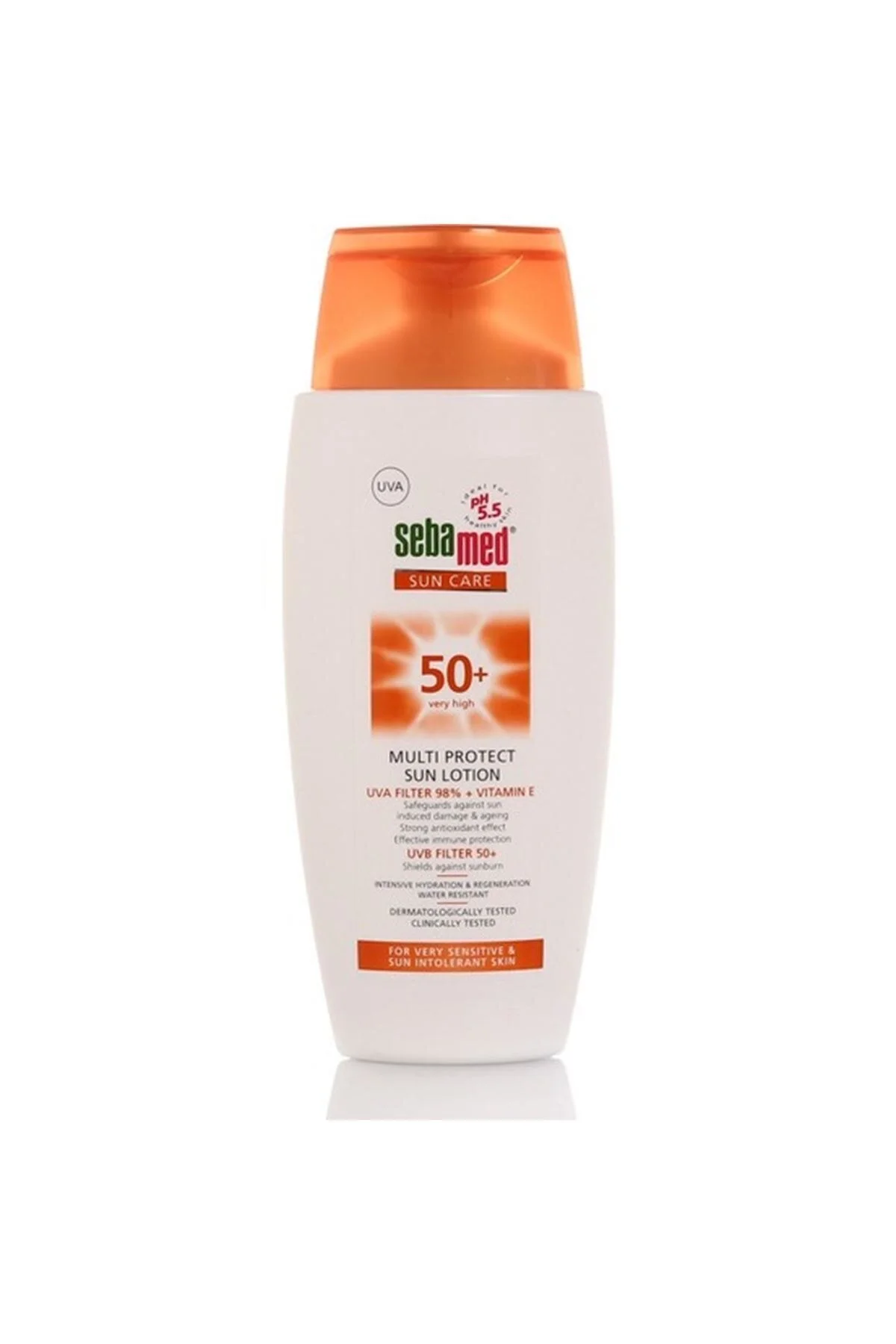 Sebamed لوسیون ضد آفتاب SPF 50+ محافظتی از نور خورشید 150 میلی لیتر