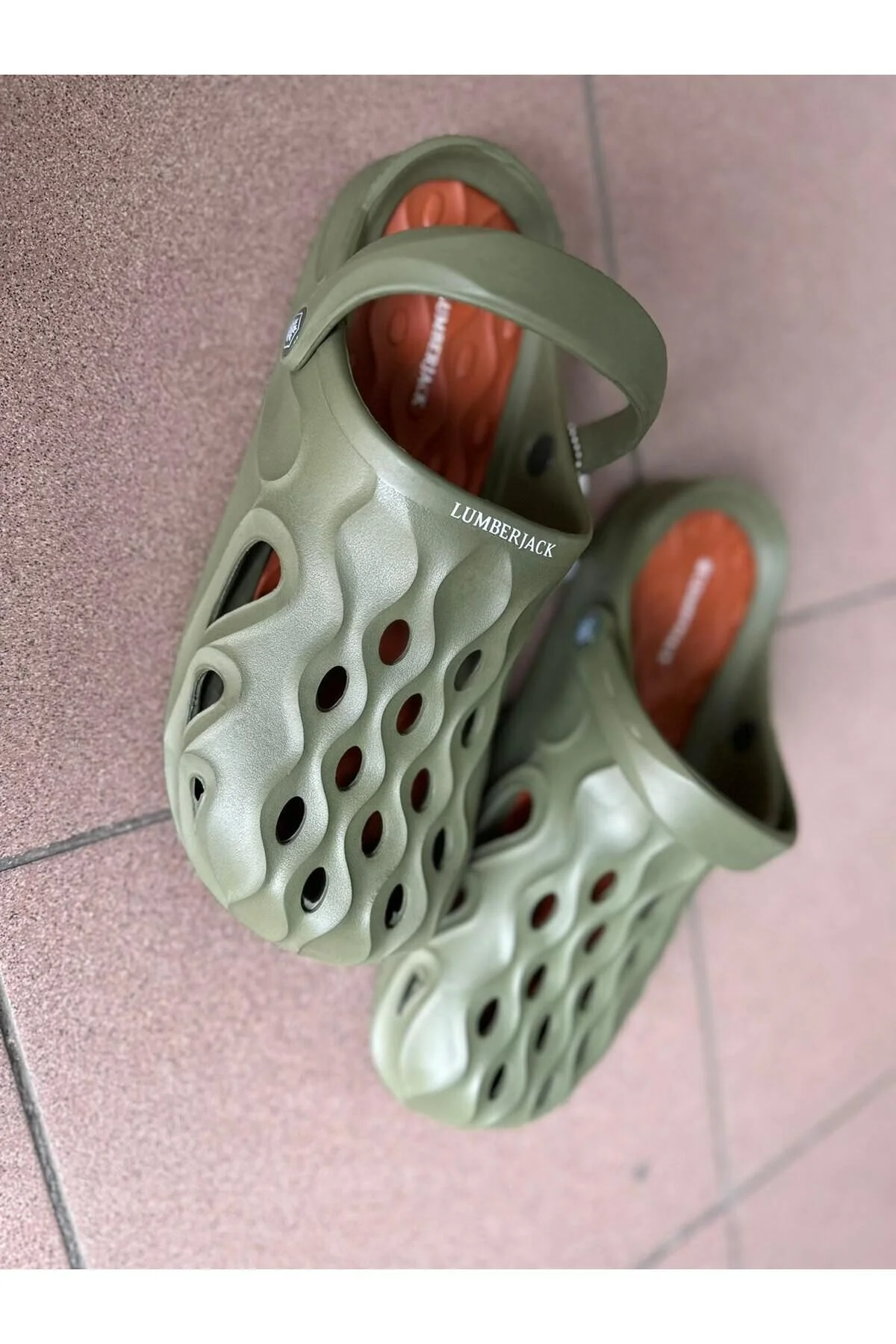 صندل ورزشی سبز مردانه Crocs Model's خاکی Model Slipper Maddox Light EVA سبک Lumberjack