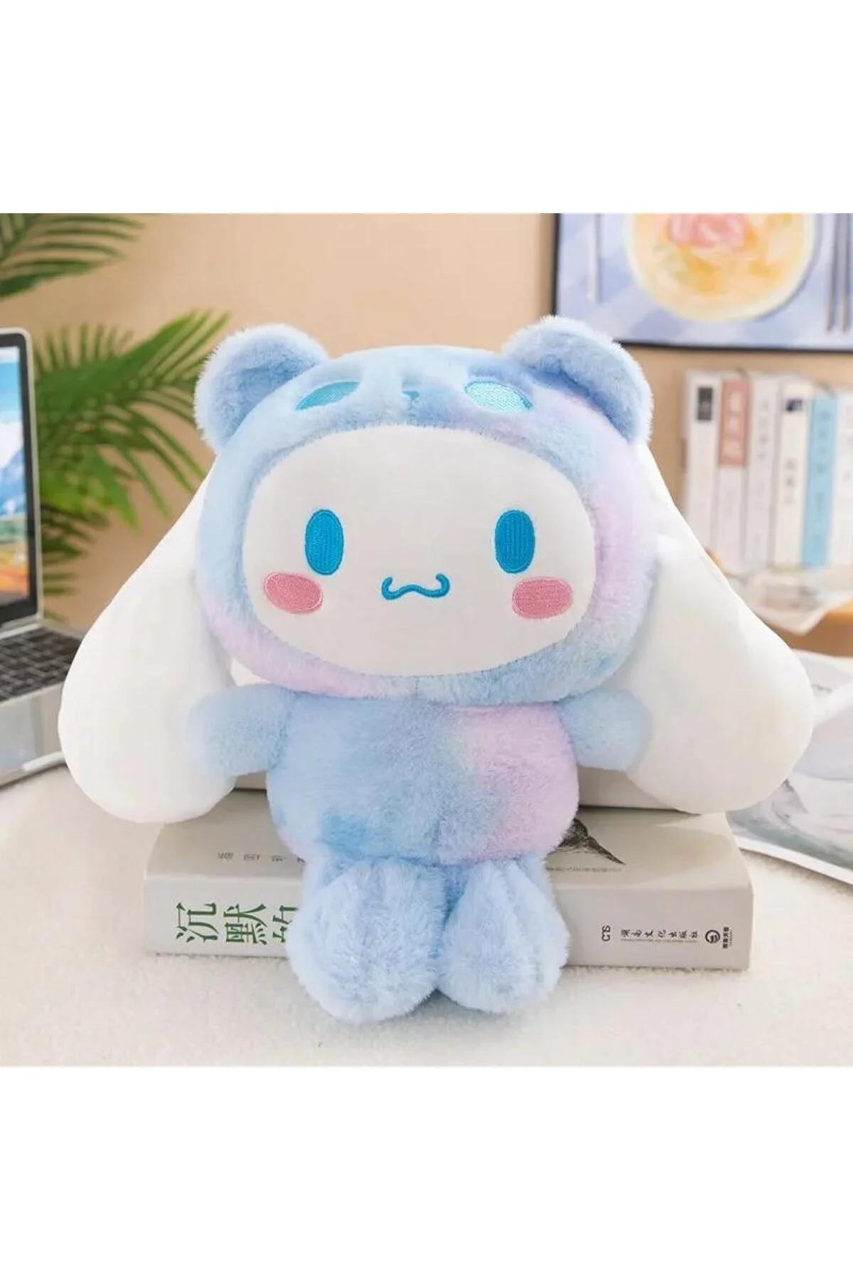 اسباب بازی های پشمی مخمل دار کارتونی KAWAII SANRIO KUROMI 25 سانتی متر Zigver