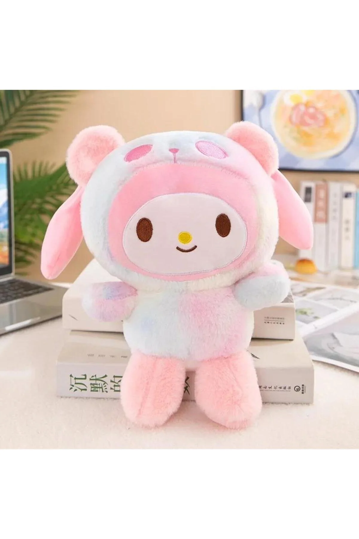 اسباب بازی های پشمی مخمل دار کارتونی KAWAII SANRIO KUROMI 25 سانتی متر Zigver