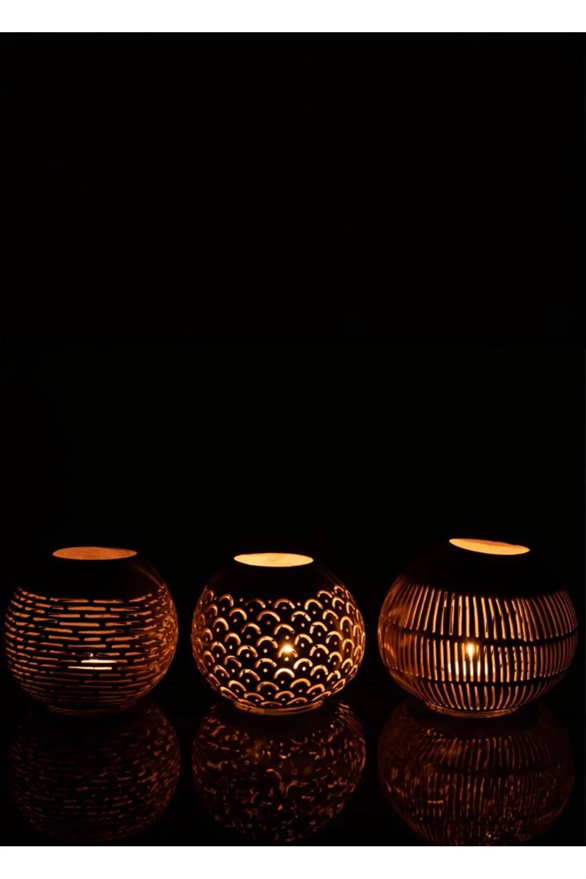 شمعدان و جاشمعی نود نارگیل T عمودی اورجینال Laromita Decoration