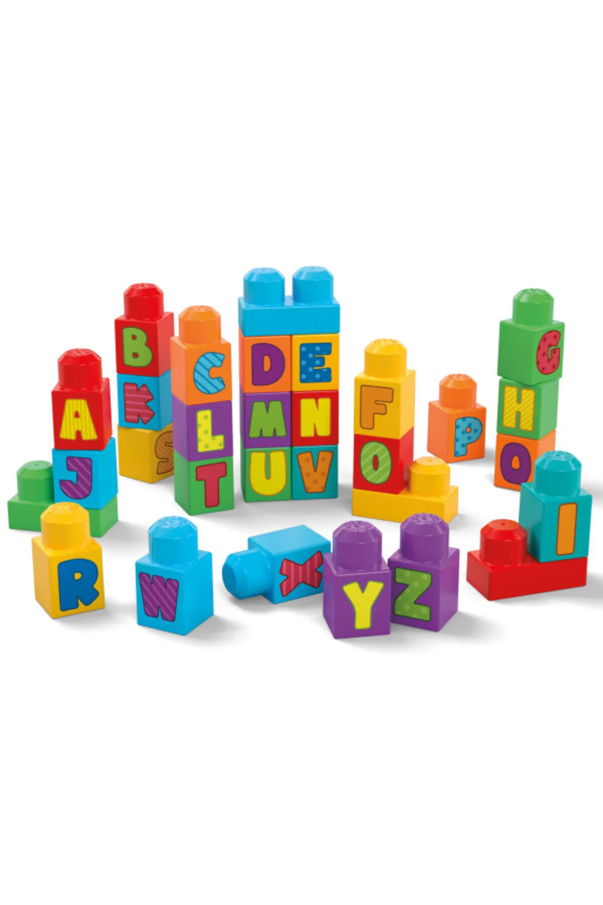 لگو و اسباب بازی های ساخت محور BLOKS ALPHABET BLOCK BAG کیسه ذخیره سازی قابل استفاده مجدد برای کودکان HRR60 از ترکیه Mega