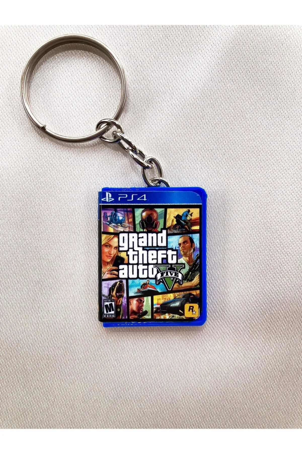 جلیقه کلید جعبه بازی GTA 5 GRAND THEFT AUTO V MINIATURE PS4 Cosmic Star