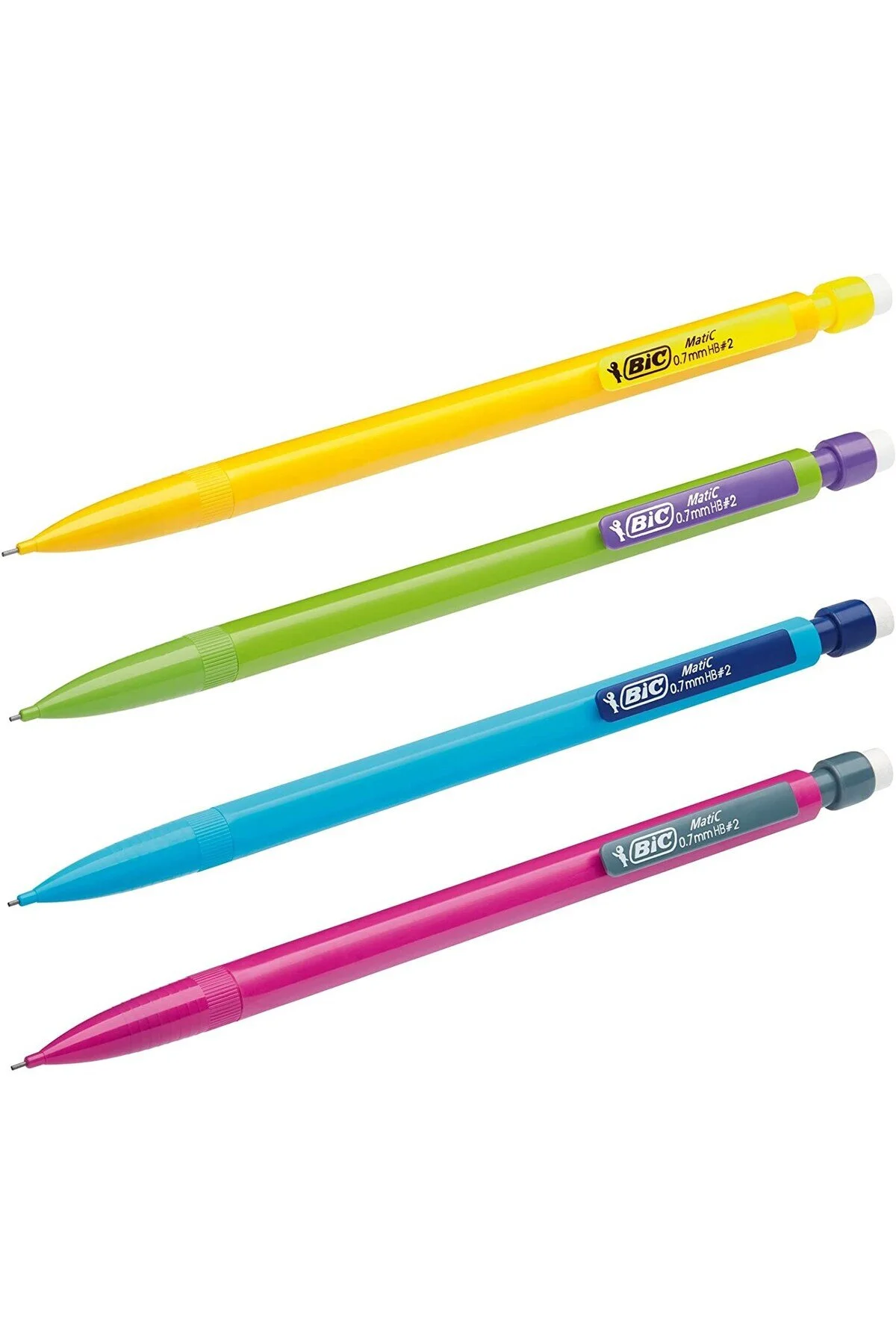 مداد مکانیکی ورساتیل چند رنگ FUN 0.7MM HB PEN 12 بسته بیک Bic